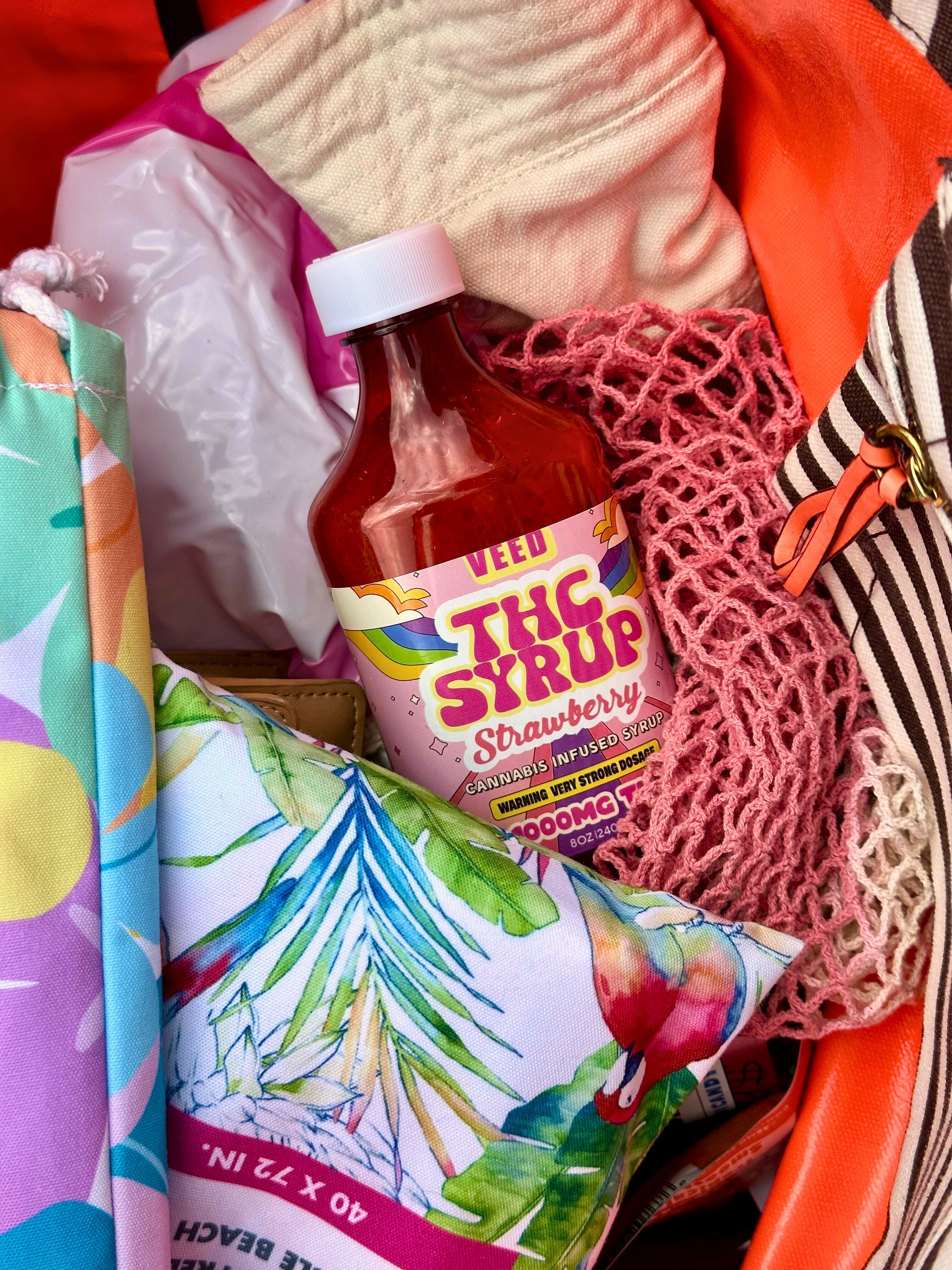 VEED THC Lean Syrup in a bag