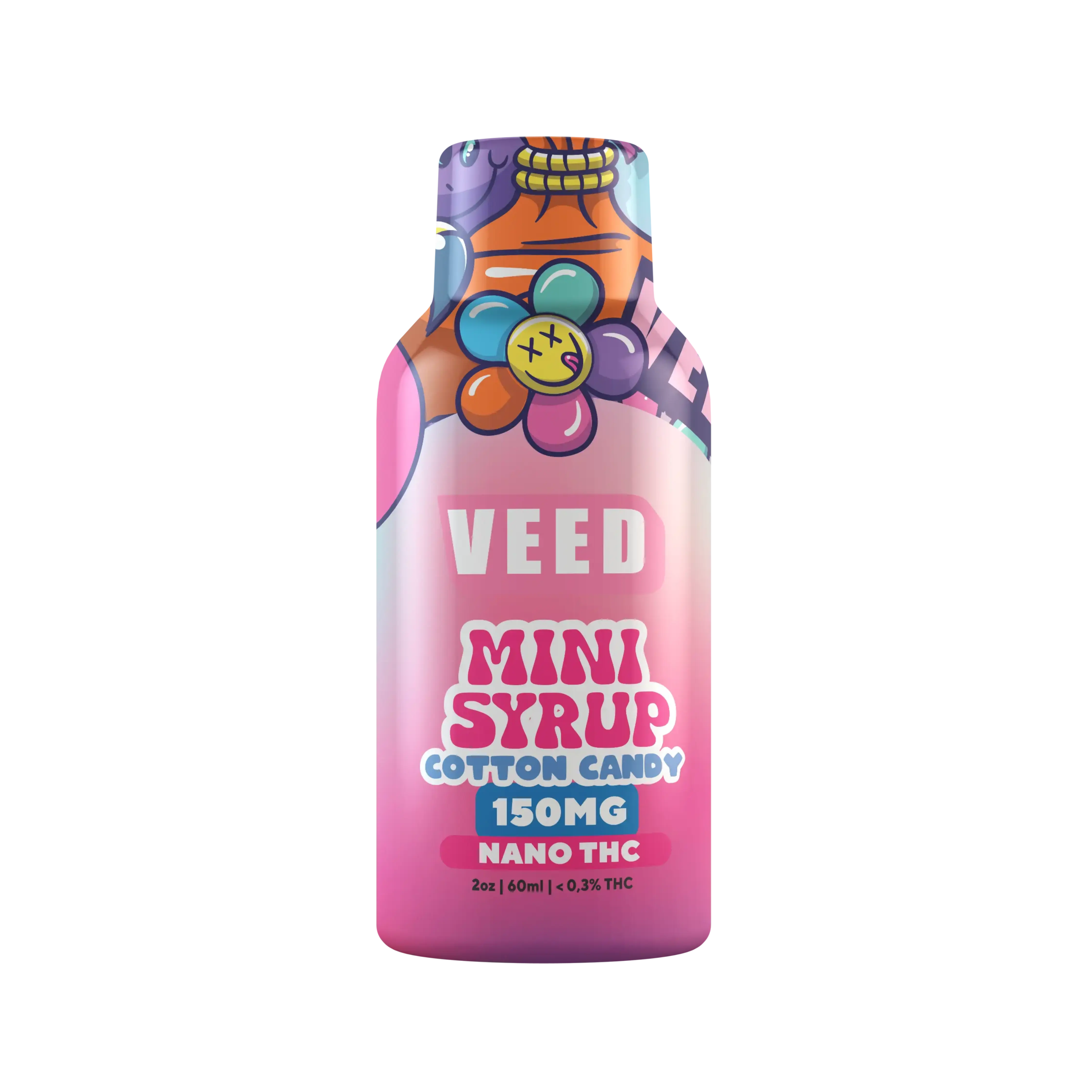 150mg TSA Compliant THC Beverage Enhancer, Travel Friendly Nano Lean