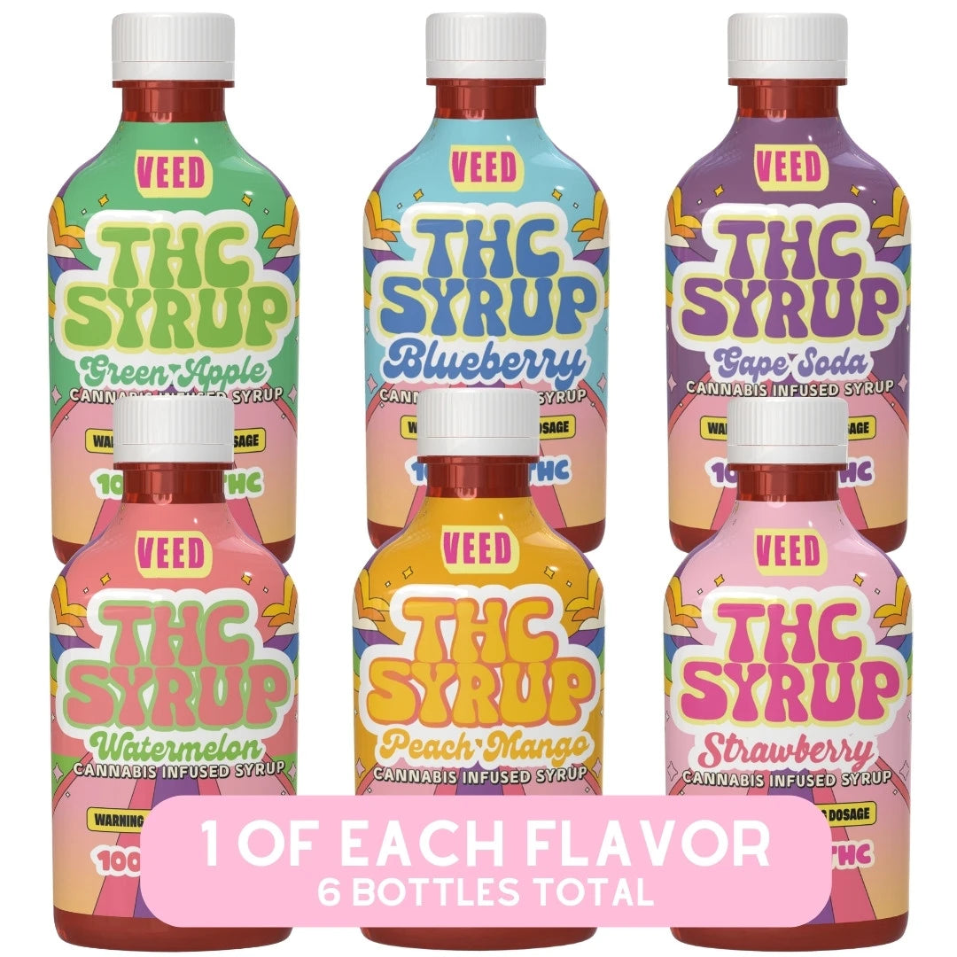 1000mg THC Syrup Bundle - Very Potent Legal Lean Bottles