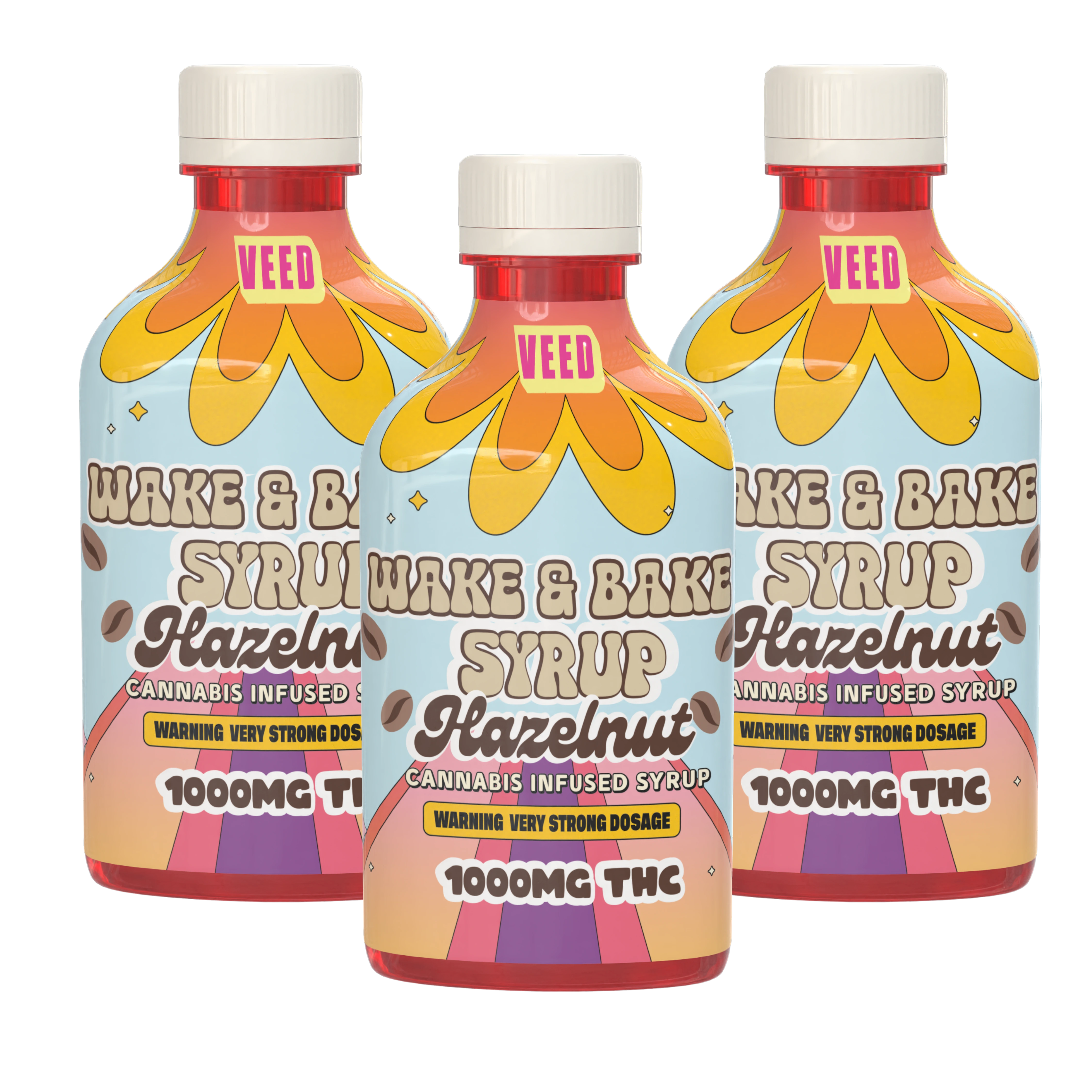 1000mg Wake & Bake Syrup - Very Potent THC Drink Enhancer - THC Infused Coffee Sweetener