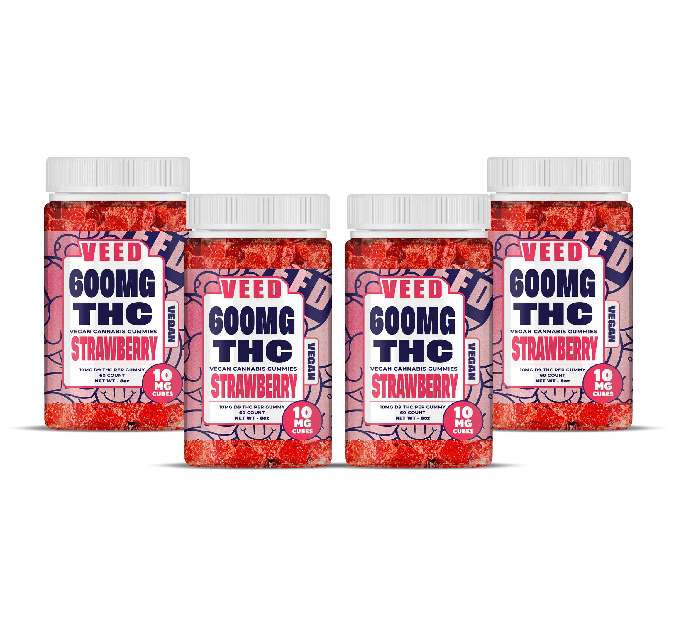 XL Delta 9 THC Gummies Bundle - 4ct (Save $120)