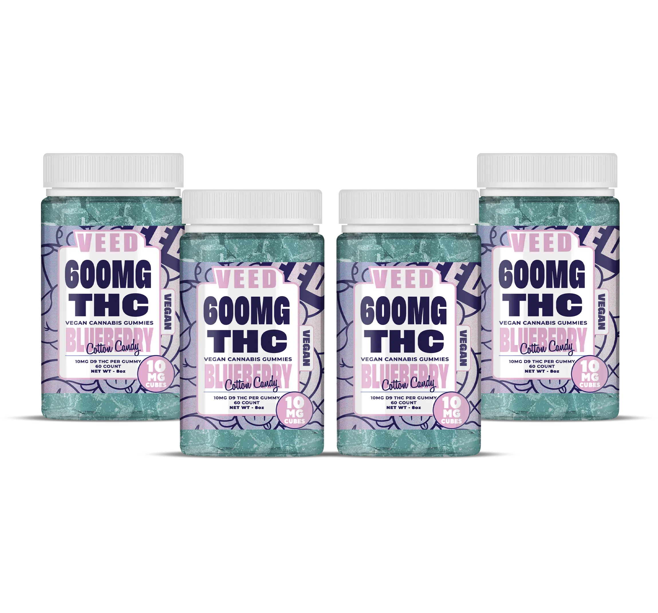 XL Delta 9 THC Gummies Bundle - 4ct (Save $120)