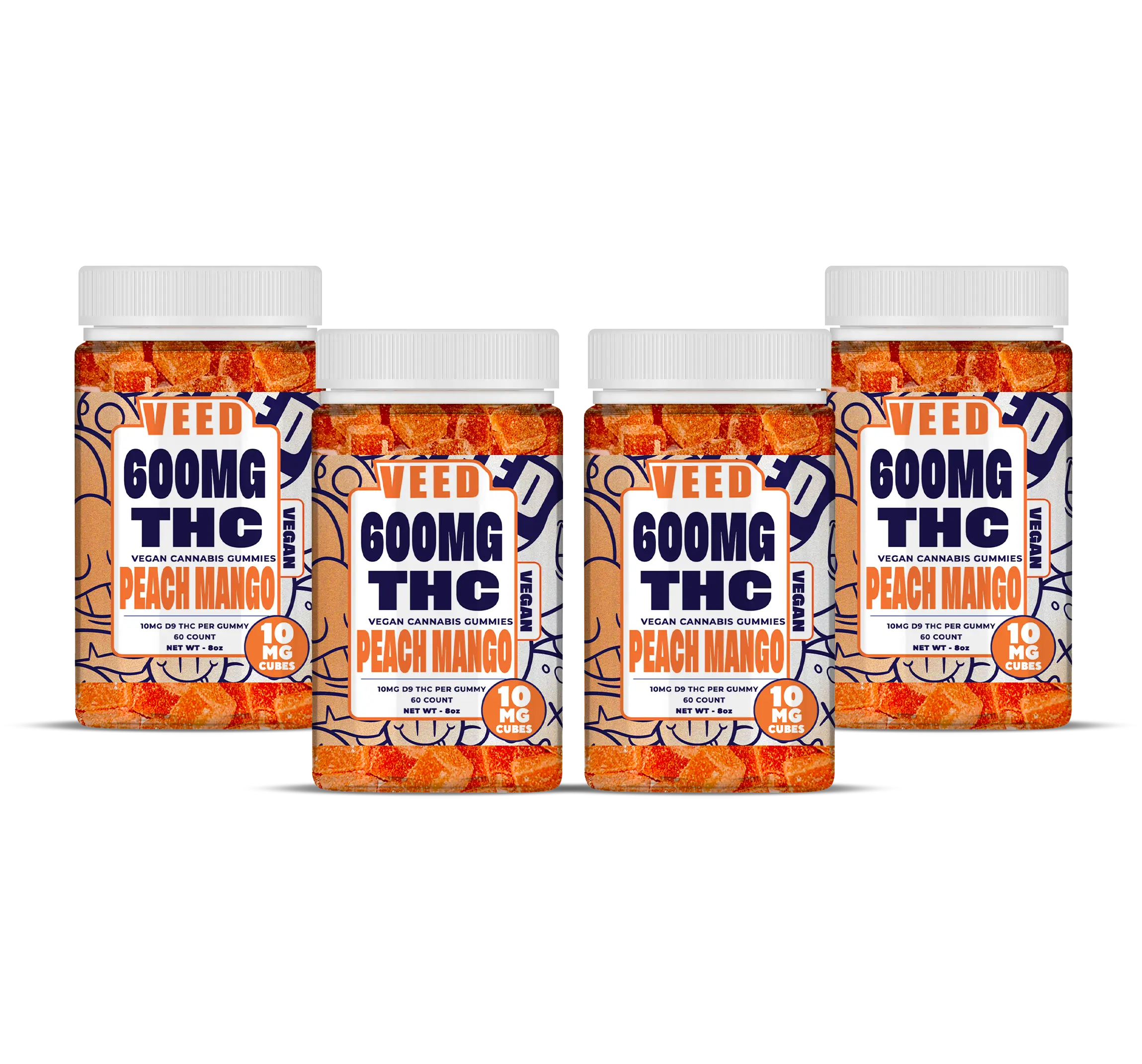 XL Delta 9 THC Gummies Bundle - 4ct (Save $120)