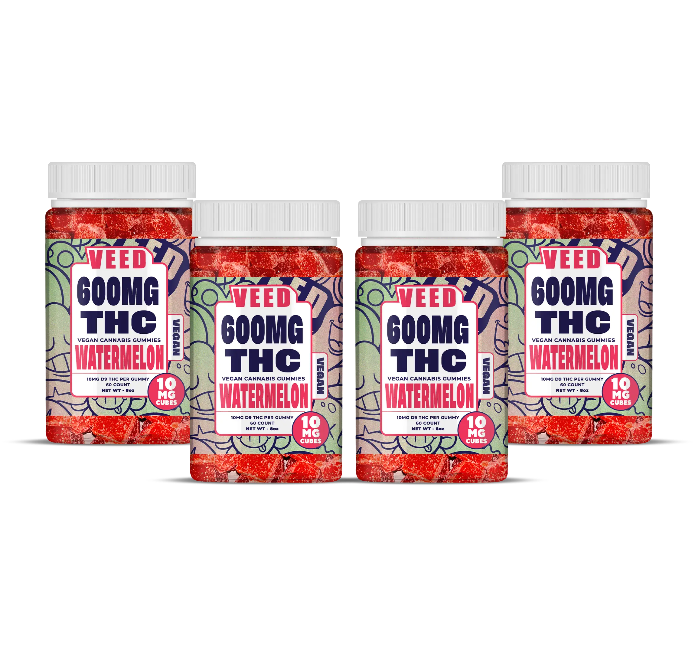 XL Delta 9 THC Gummies Bundle - 4ct (Save $120)