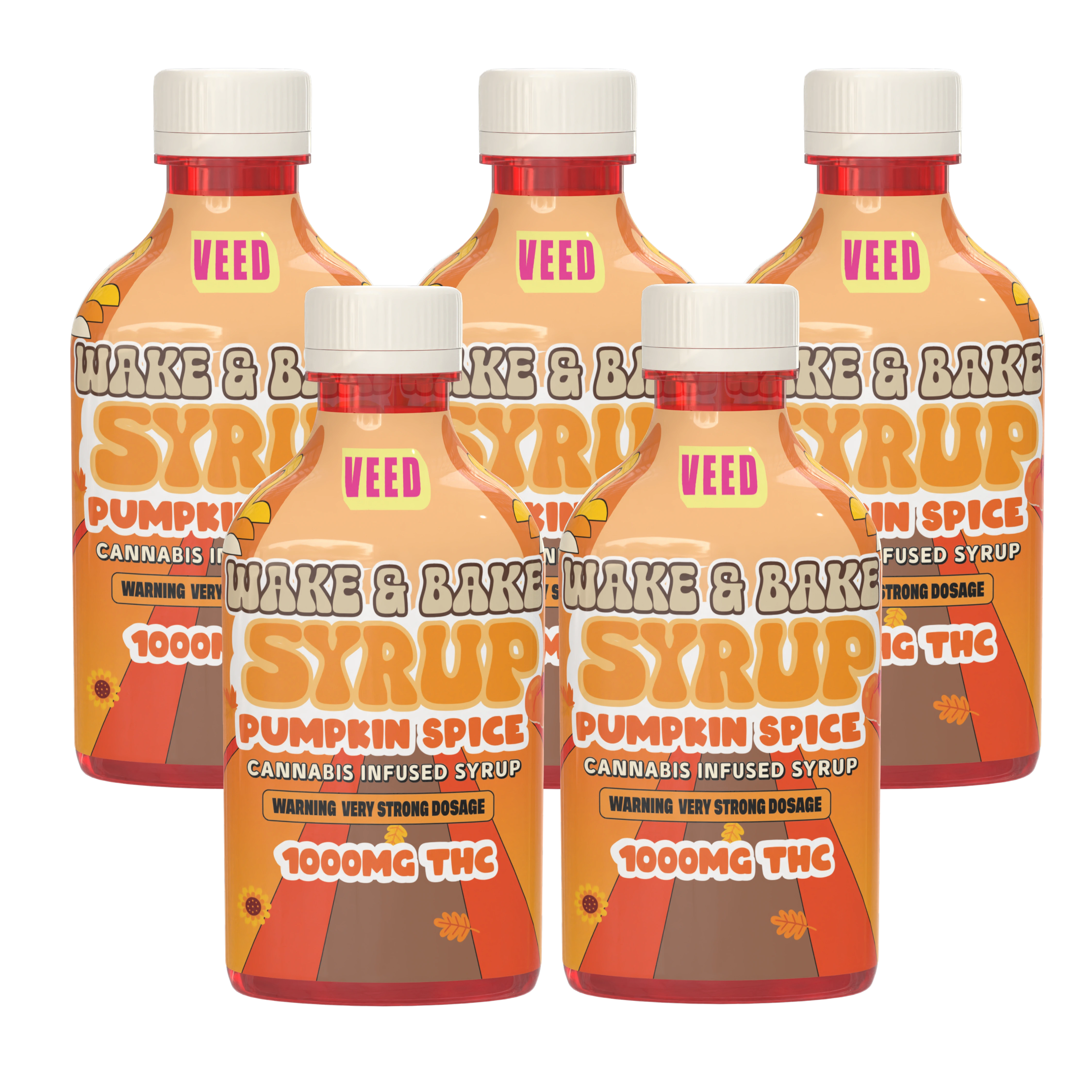 1000mg Wake & Bake Syrup - Very Potent THC Drink Enhancer - THC Infused Coffee Sweetener