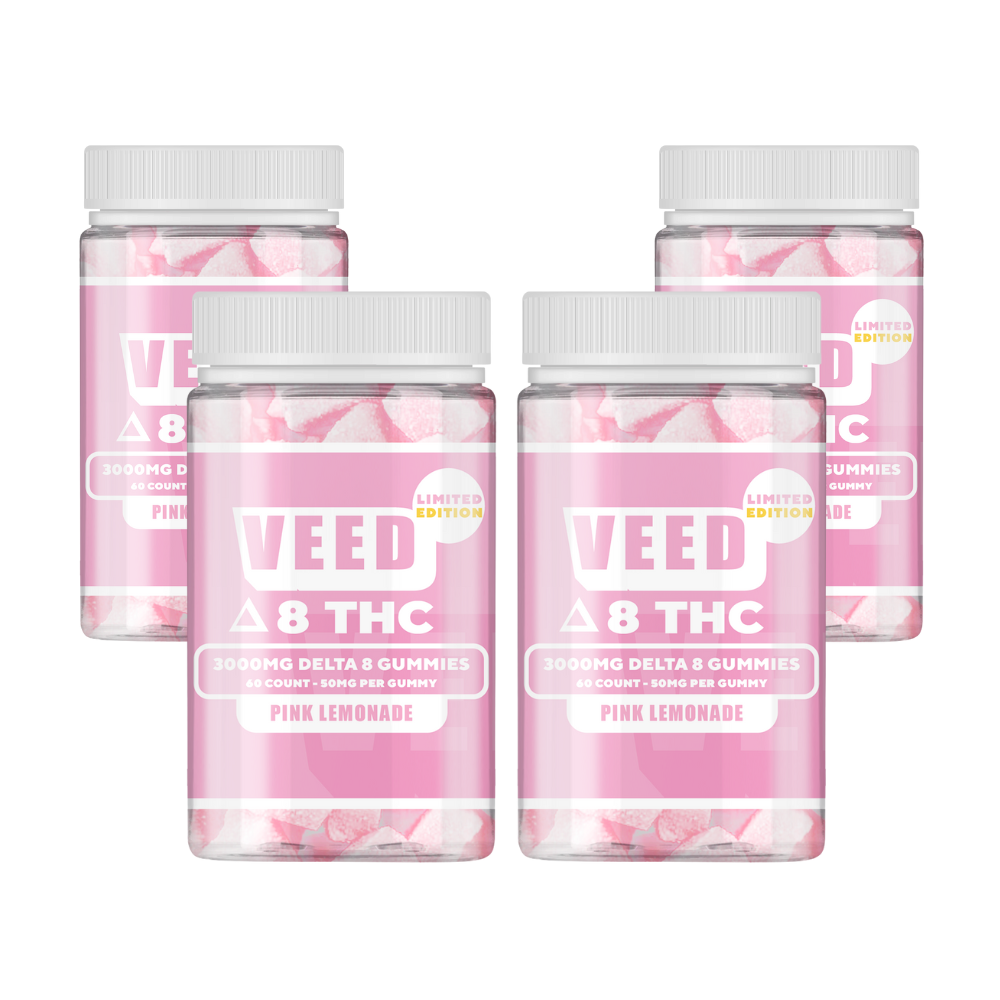 Limited Edition Delta 8 THC Gummies Bundle XL 4ct - 3000mg 4 count