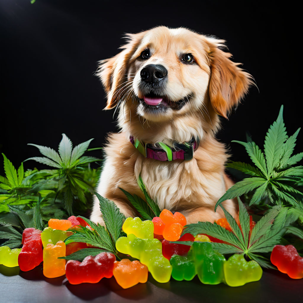 Photo of a dog in the blog, "Is It Safe To Give My Dog THC Gummies?"