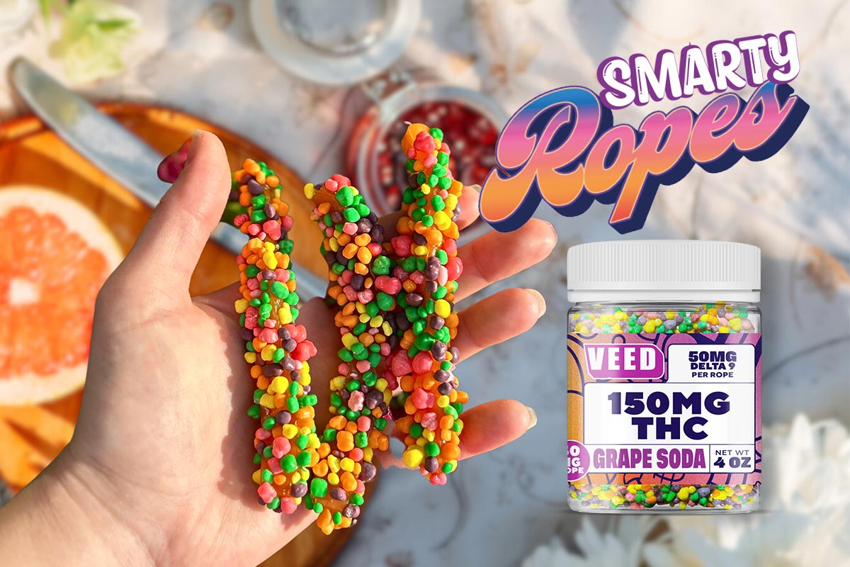 Smarty Ropes Candy Get to Know Delta-9 THC Smarty Gummy Ropes | VEED Labs