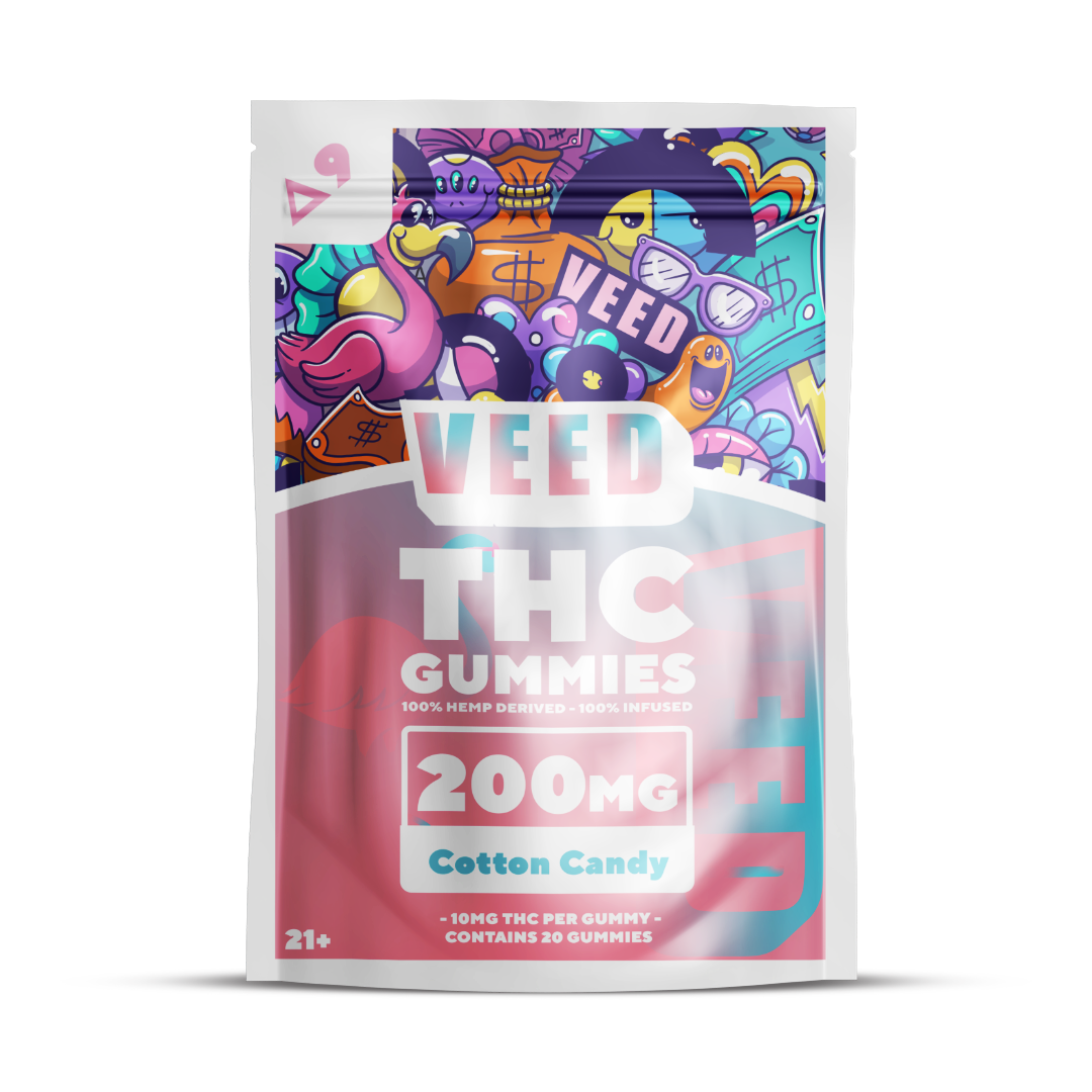 Is 5 Mg Of Thc Gummies A Lot 10MG THC Gummies | 20 count Pouch | 200MG Delta 9 Gummies | VEED Labs