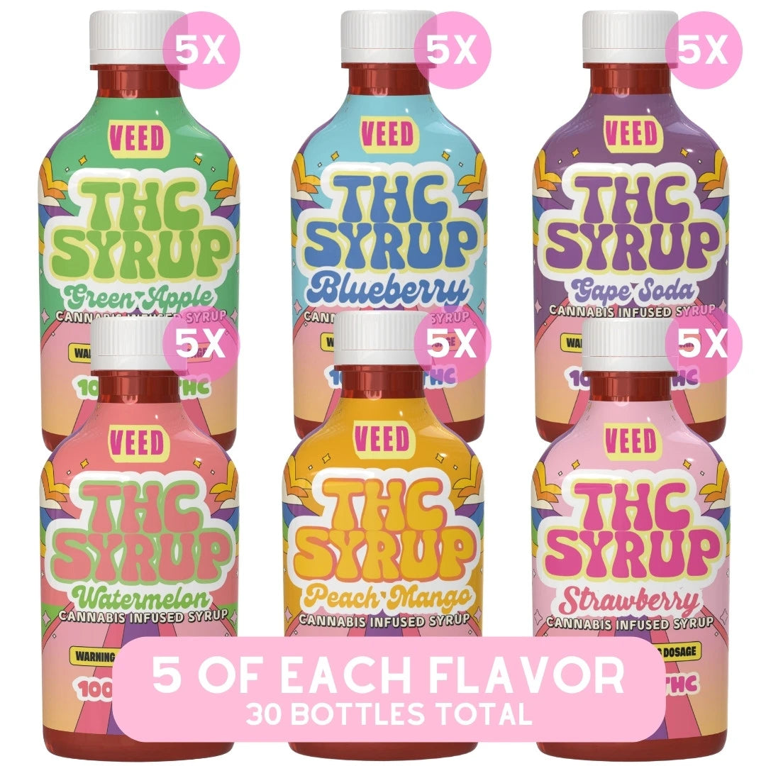 THC Legal Lean Syrup Bundle Packs - 1000 MG Nano Infused | VEED Labs