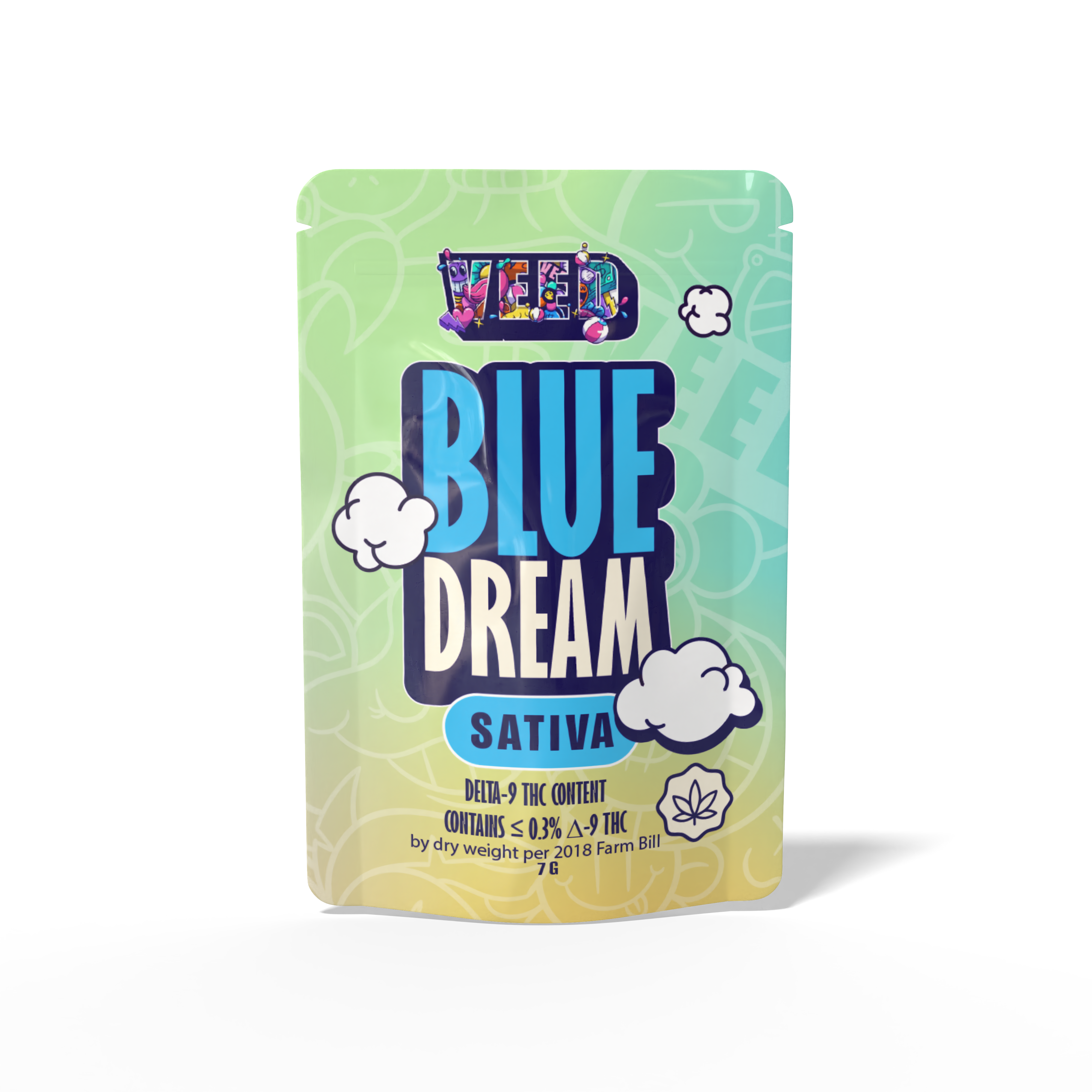 Blue Dream THCa Flower – Sativa  (High‑Potency THCa Hemp Buds)