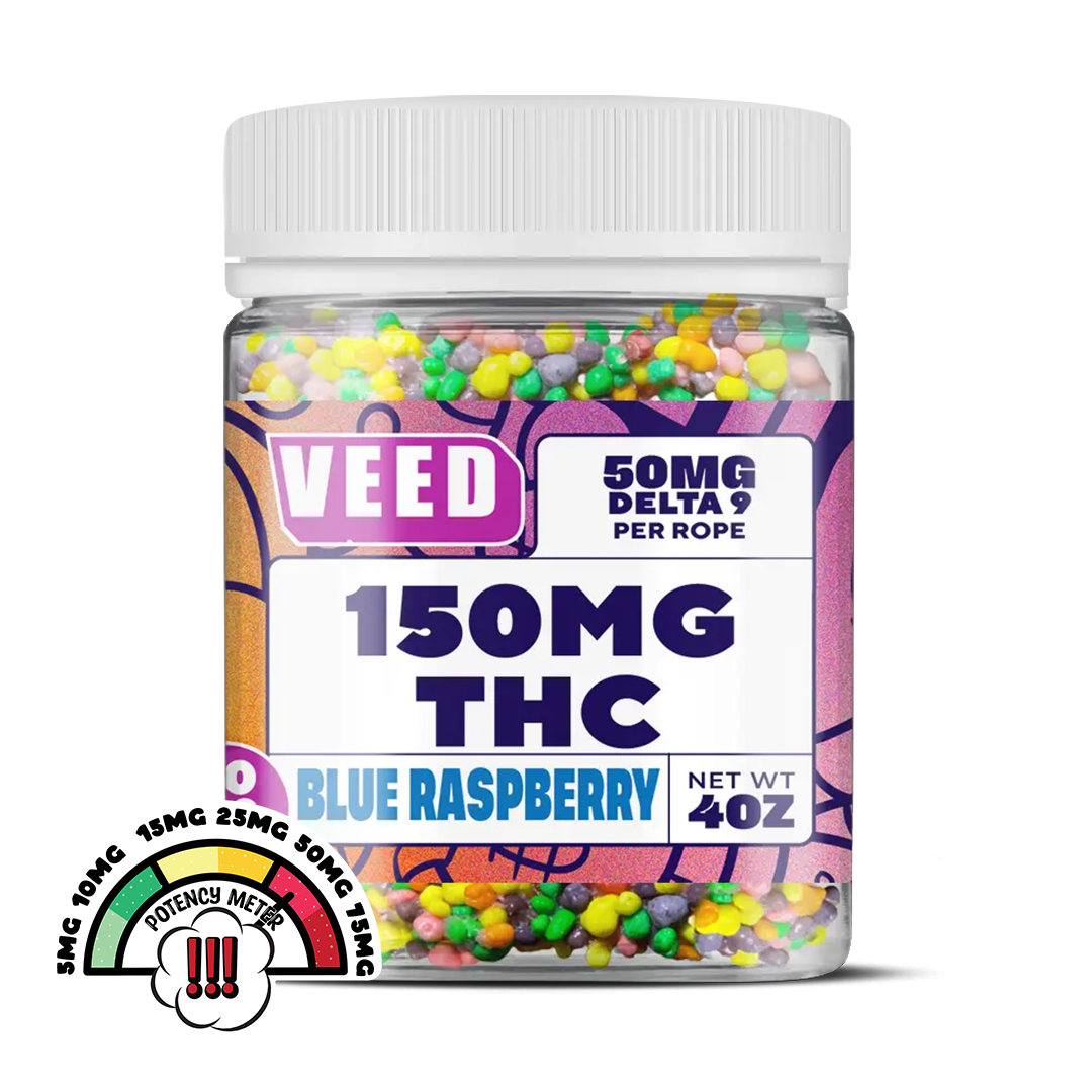 50mg THC Smarty Rope | Way Better Than Nerds Ropes…Cough Cough
