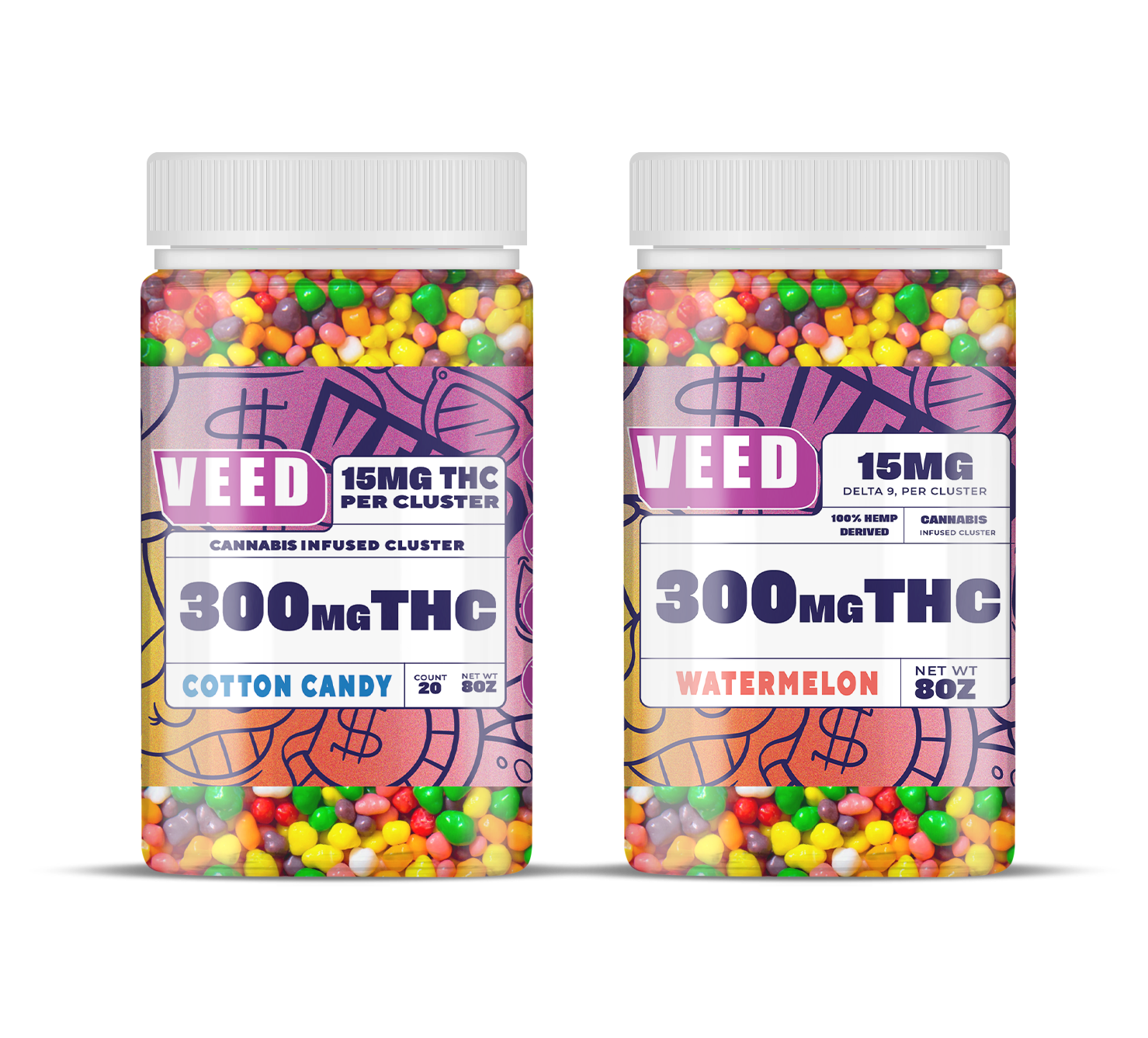 Delta 9 THC Candy Clusters Bundle (Save $25)