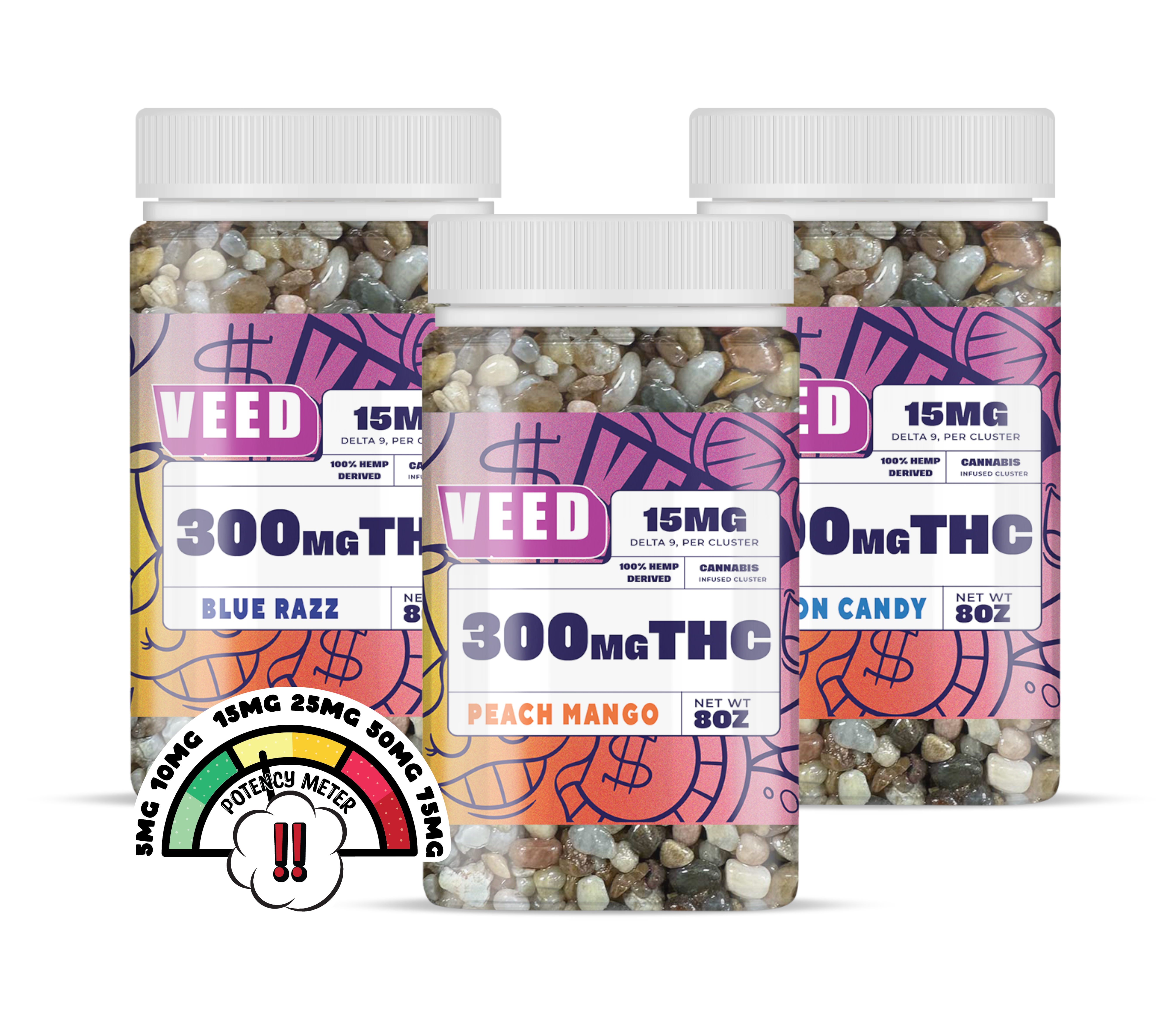 15mg Candy Coated Candy Bundle - 3ct (Save $59)