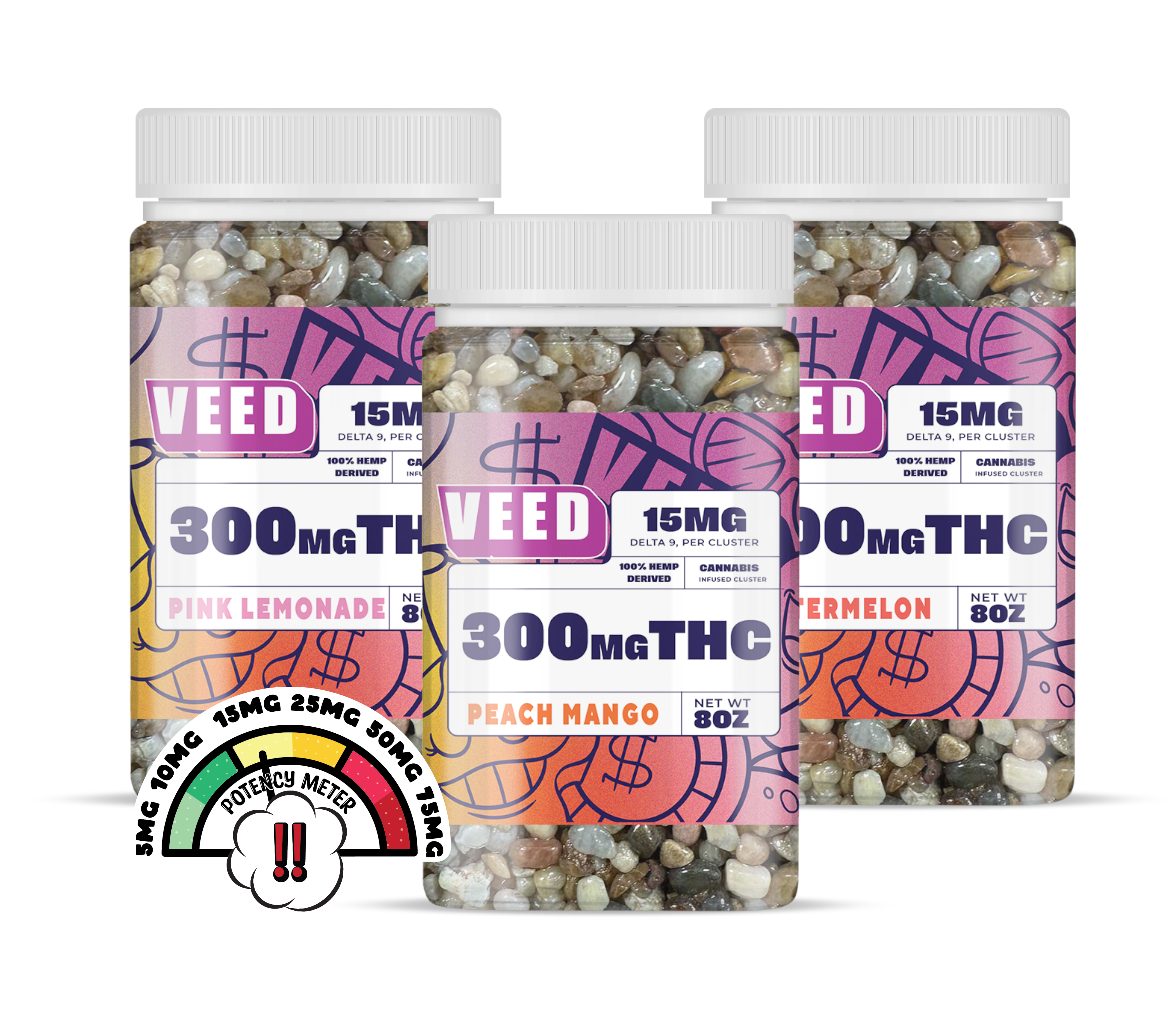 15mg Candy Coated Candy Bundle - 3ct (Save $59)