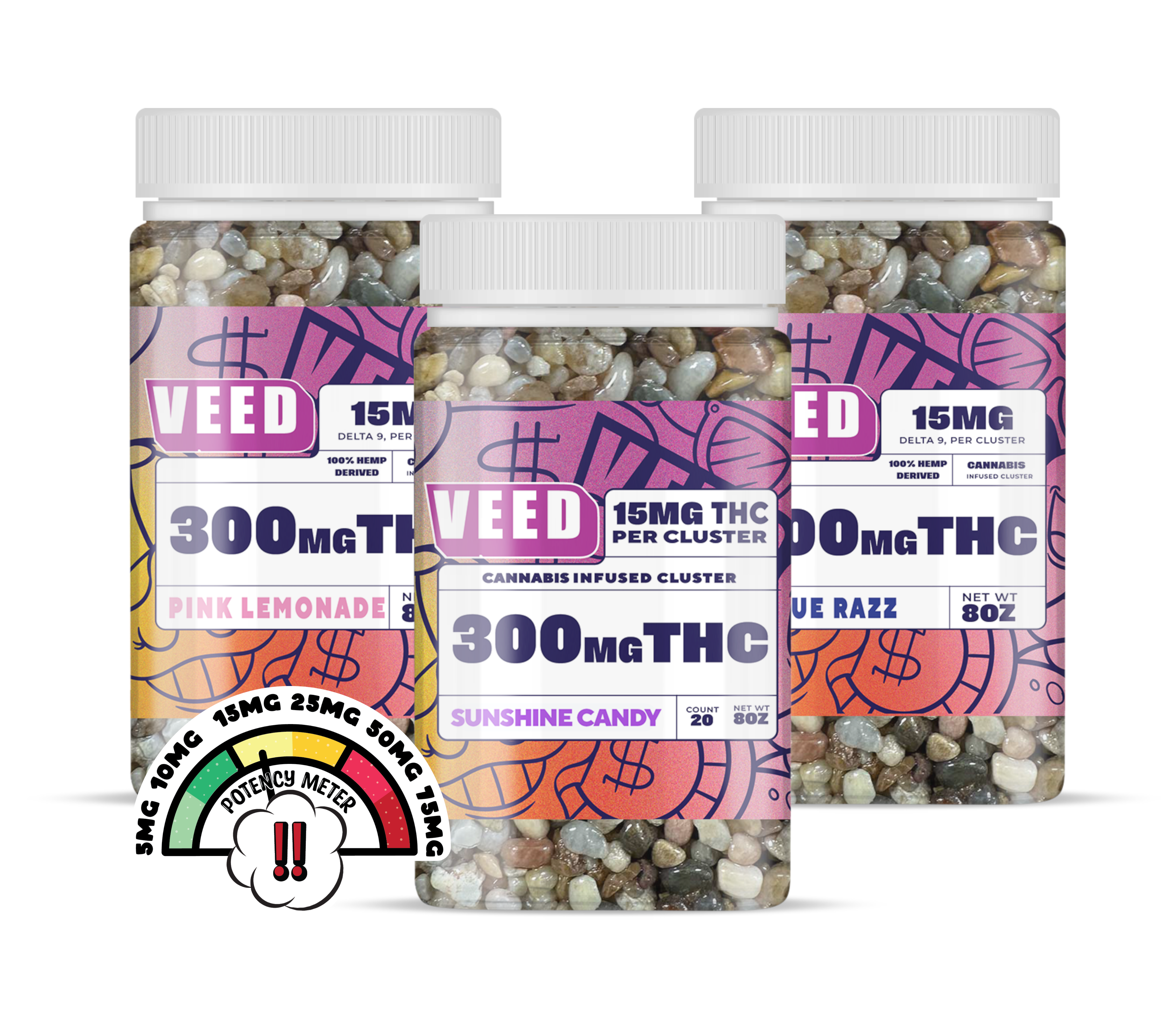 15mg Candy Coated Candy Bundle - 3ct (Save $59)