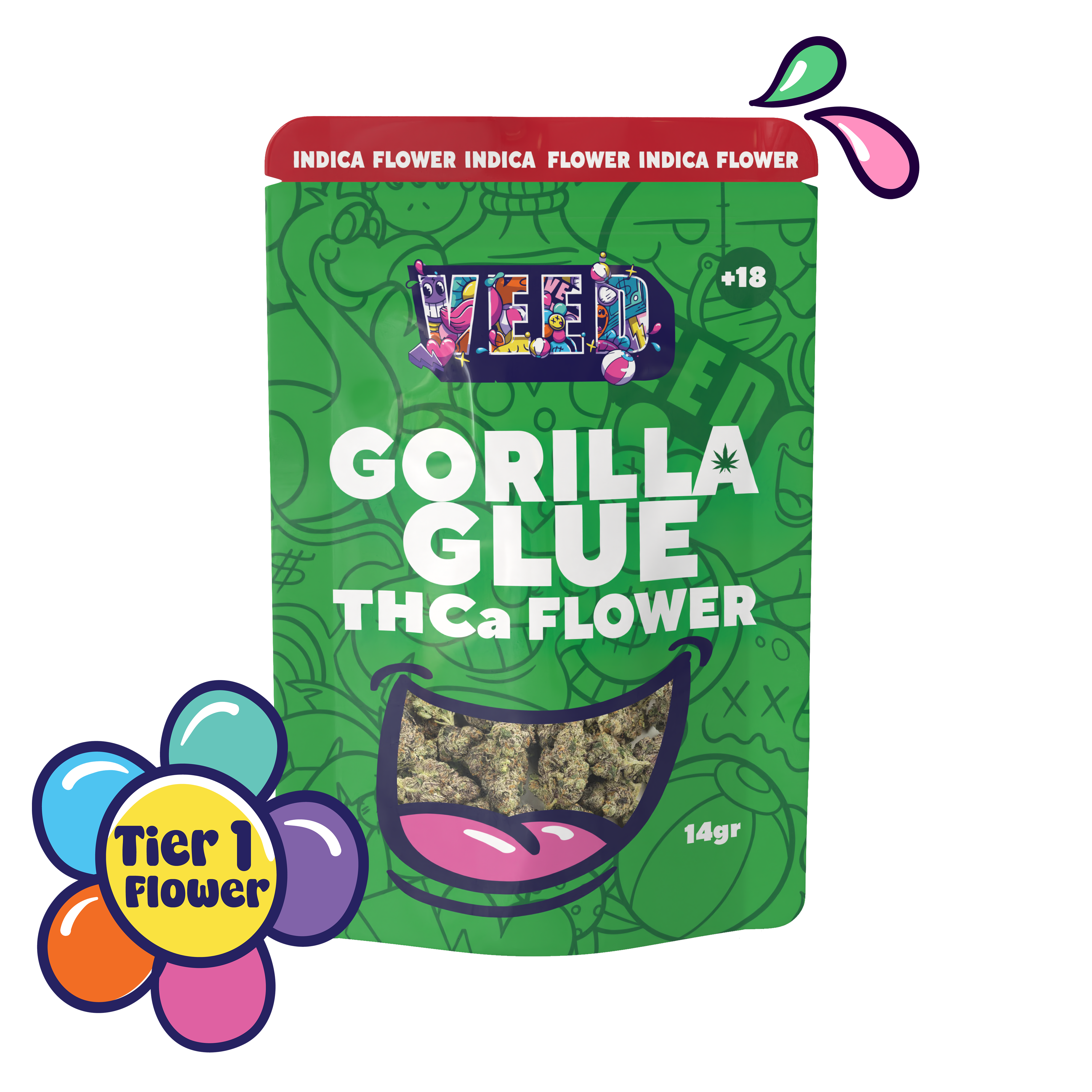 Gorilla Glue THCa Flower –  Indica  (High‑Potency THCa Hemp Strain)