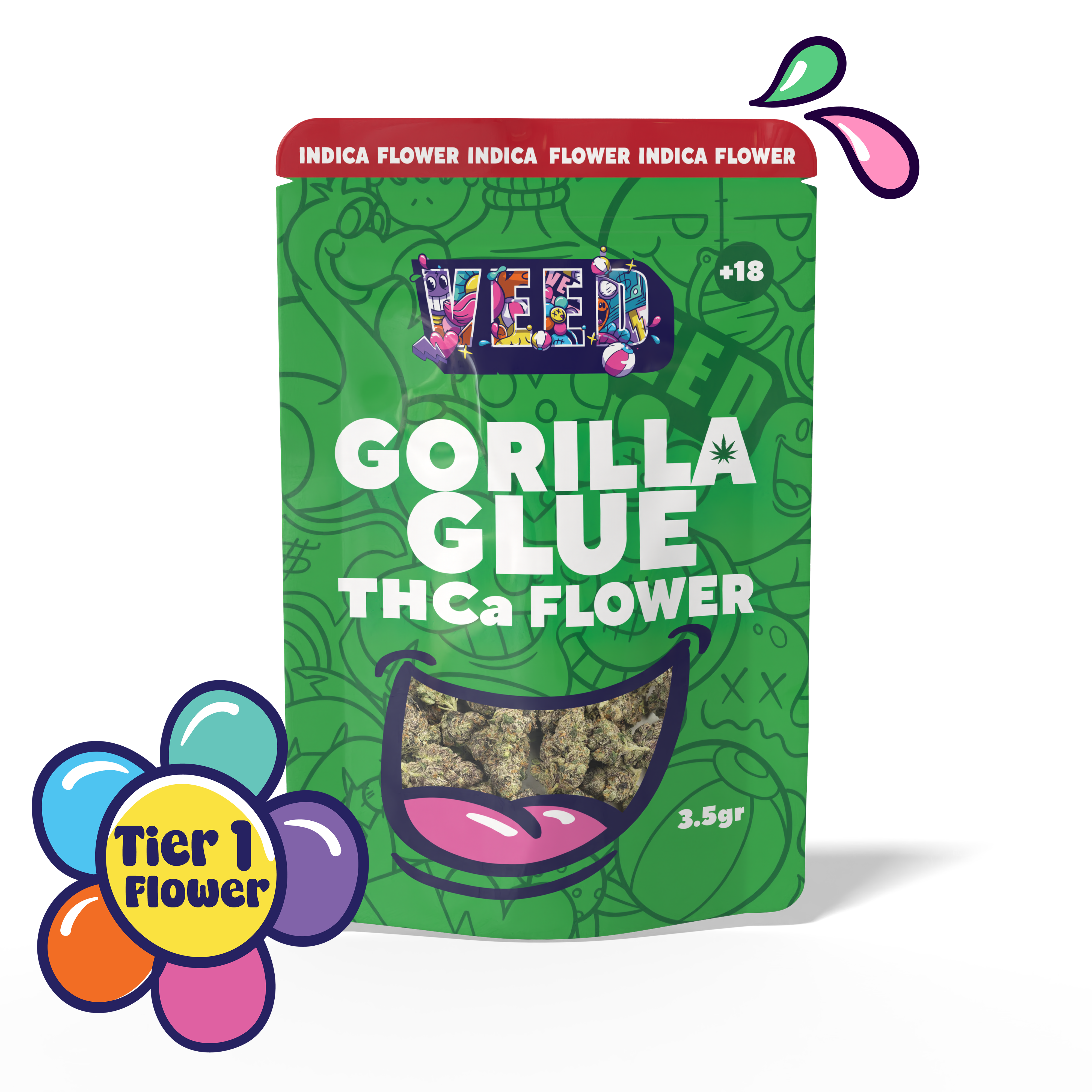 Gorilla Glue THCa Flower –  Indica  (High‑Potency THCa Hemp Strain)