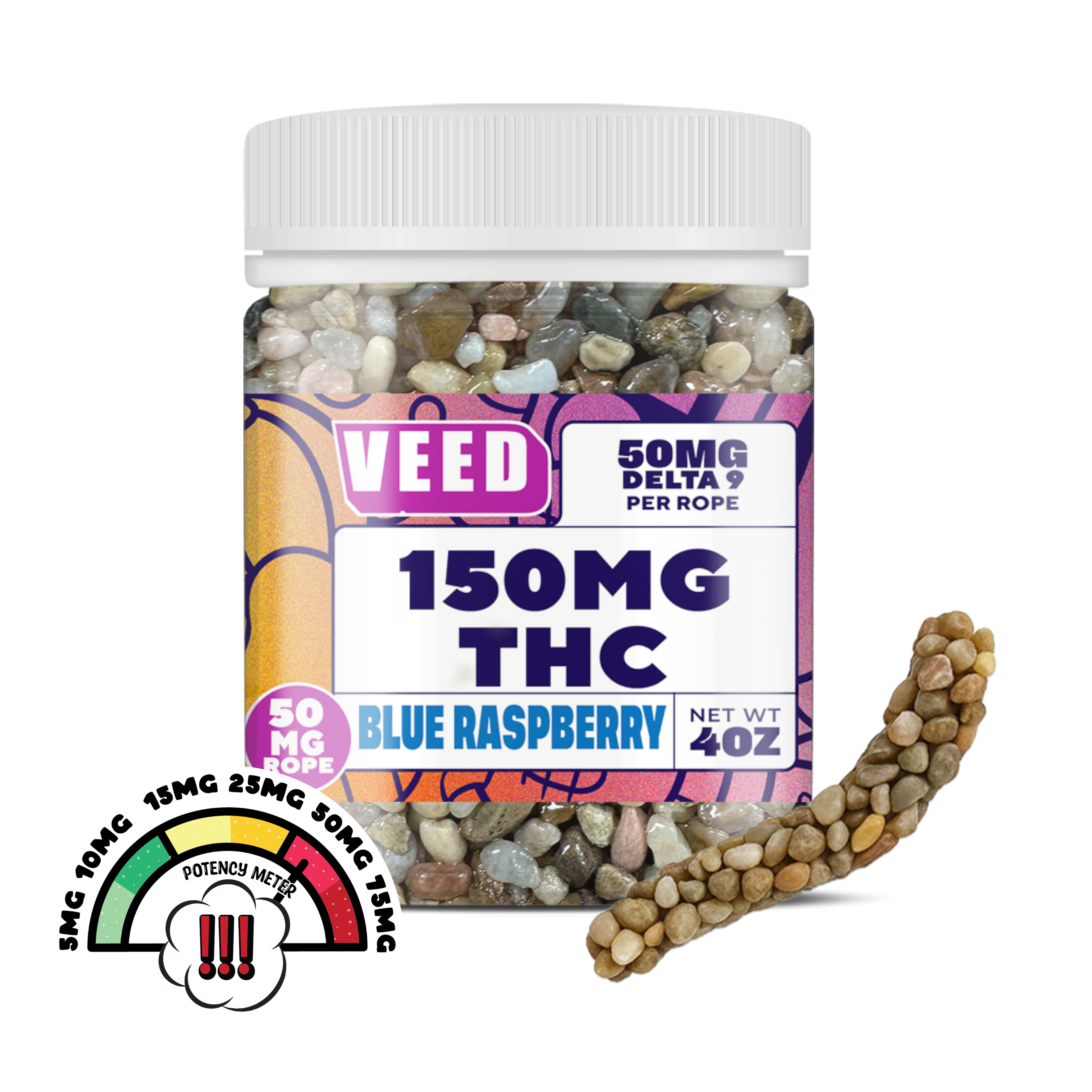 50mg THC Rope | Way Better Than You Know What Ropes…Cough Cough