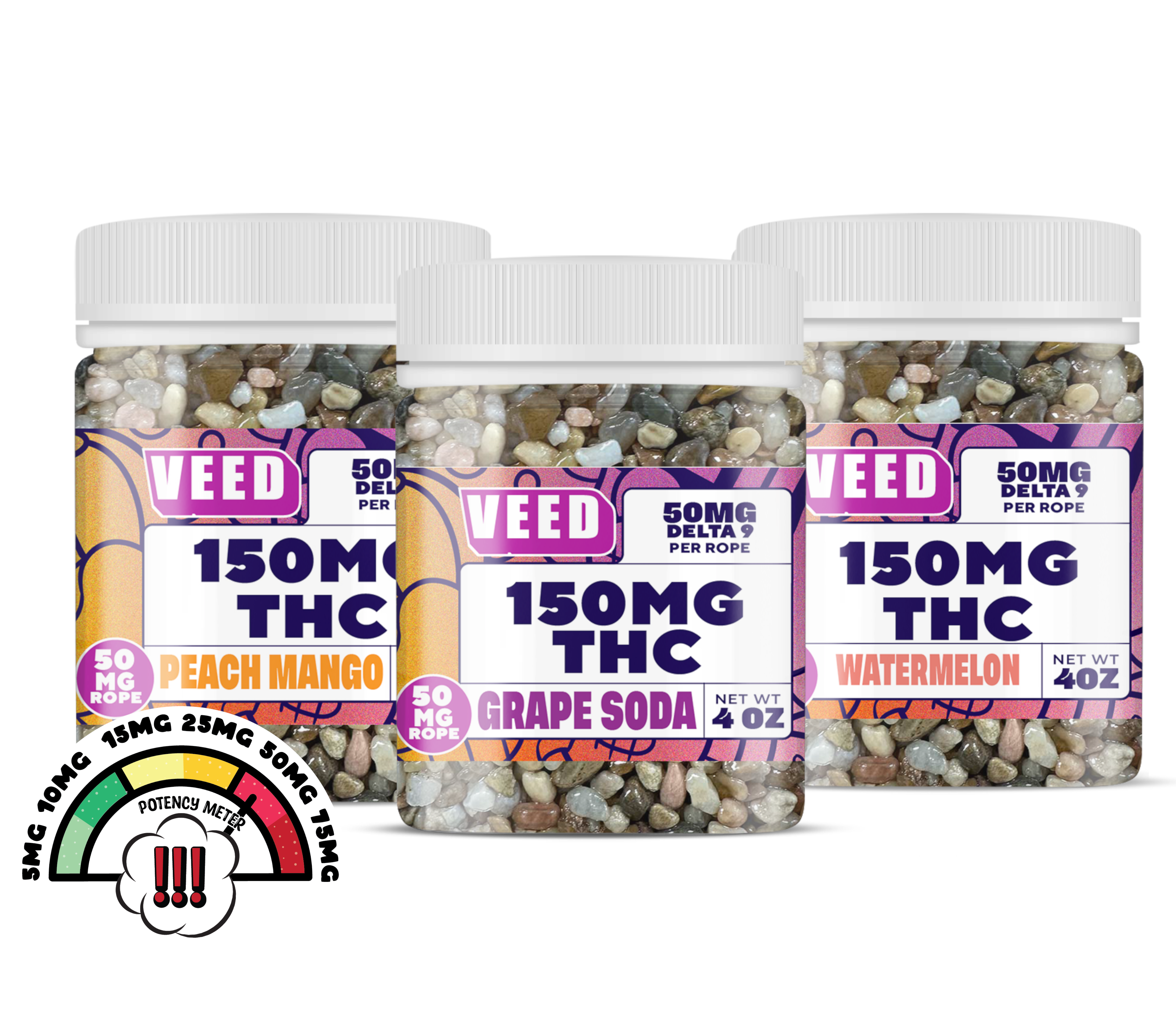 THC Ropes Bundle | Way Better Than Gummy Ropes…Cough Cough