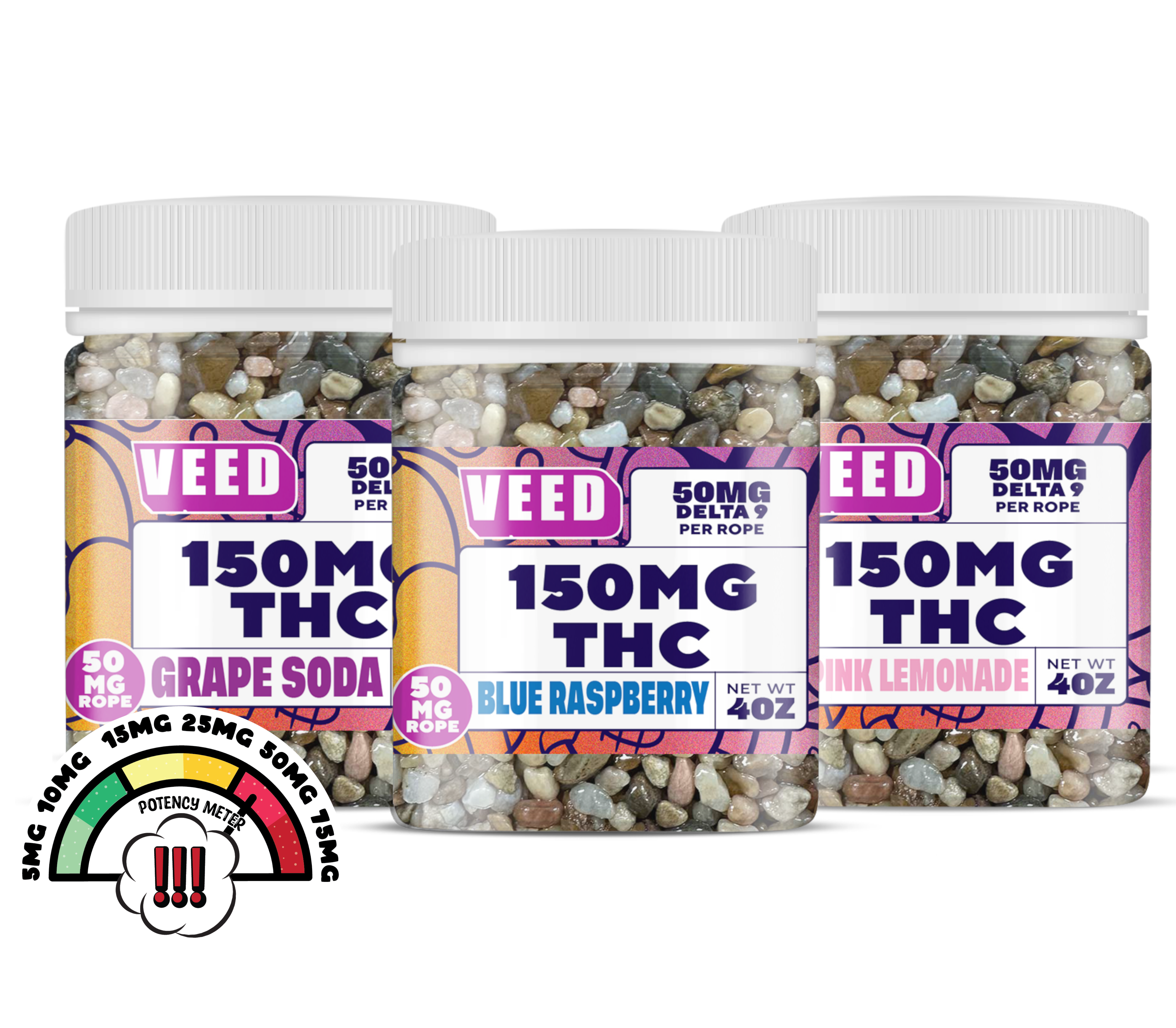 THC Ropes Bundle | Way Better Than Gummy Ropes…Cough Cough