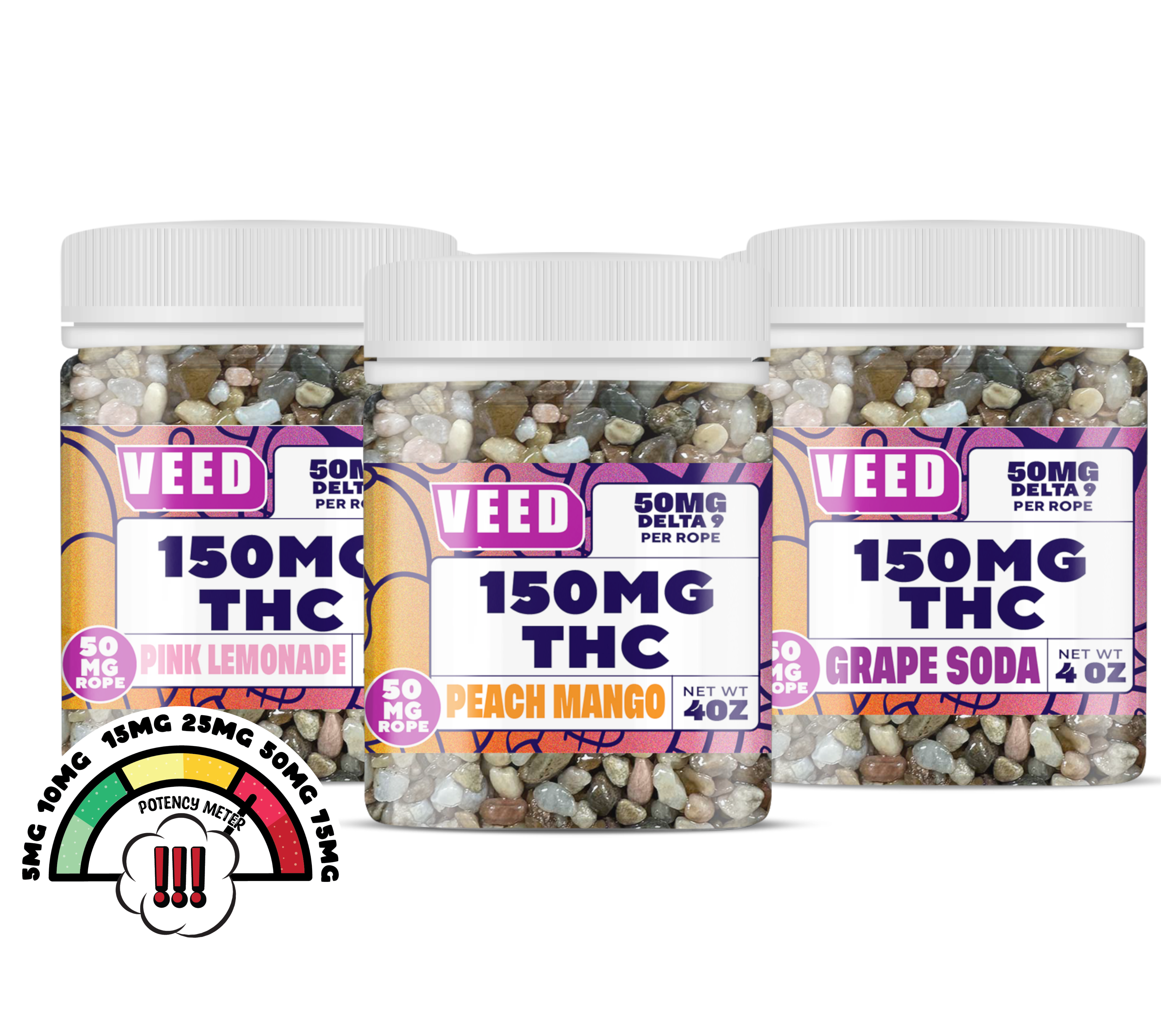 THC Ropes Bundle | Way Better Than Gummy Ropes…Cough Cough