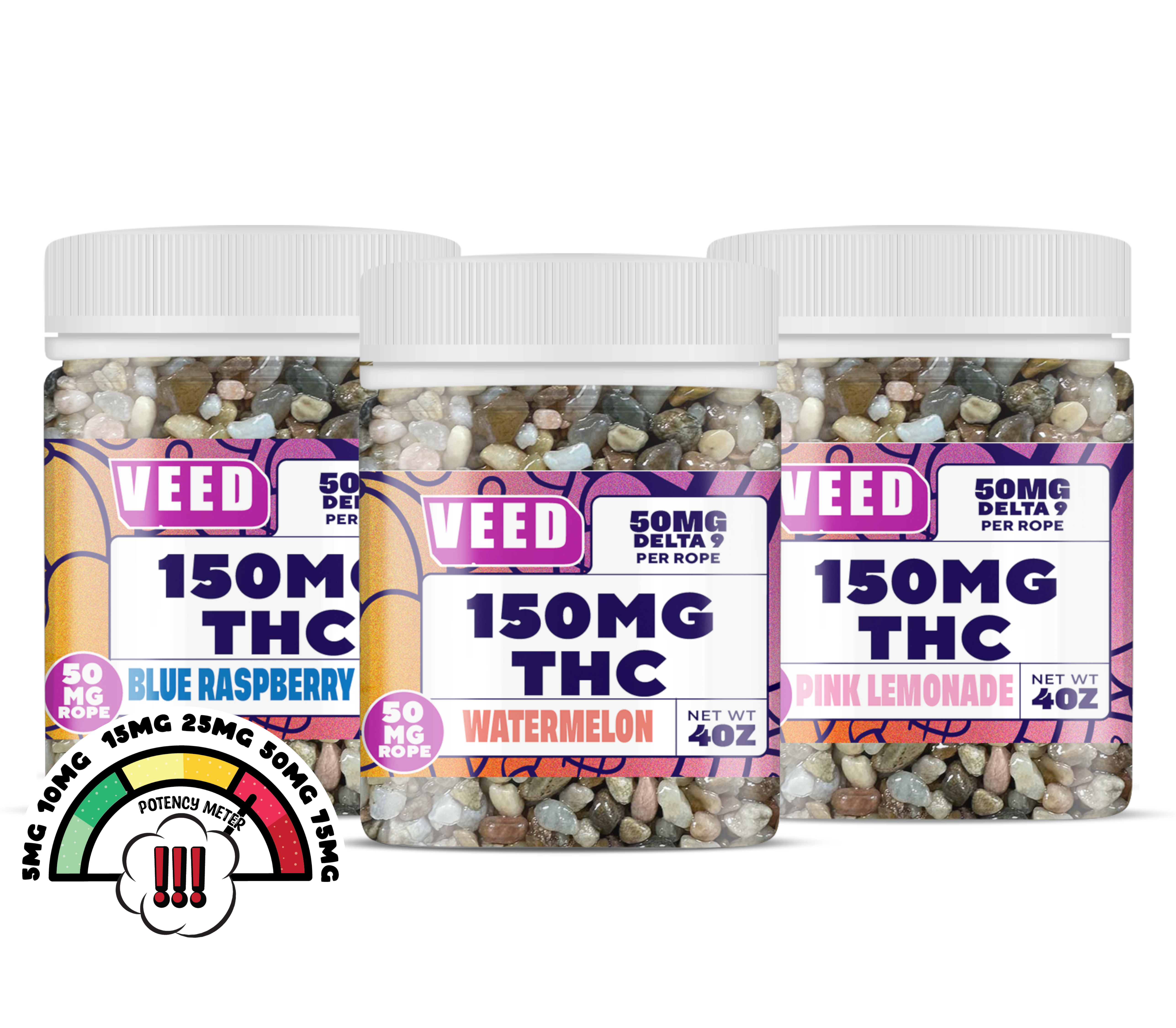 THC Ropes Bundle | Way Better Than Gummy Ropes…Cough Cough