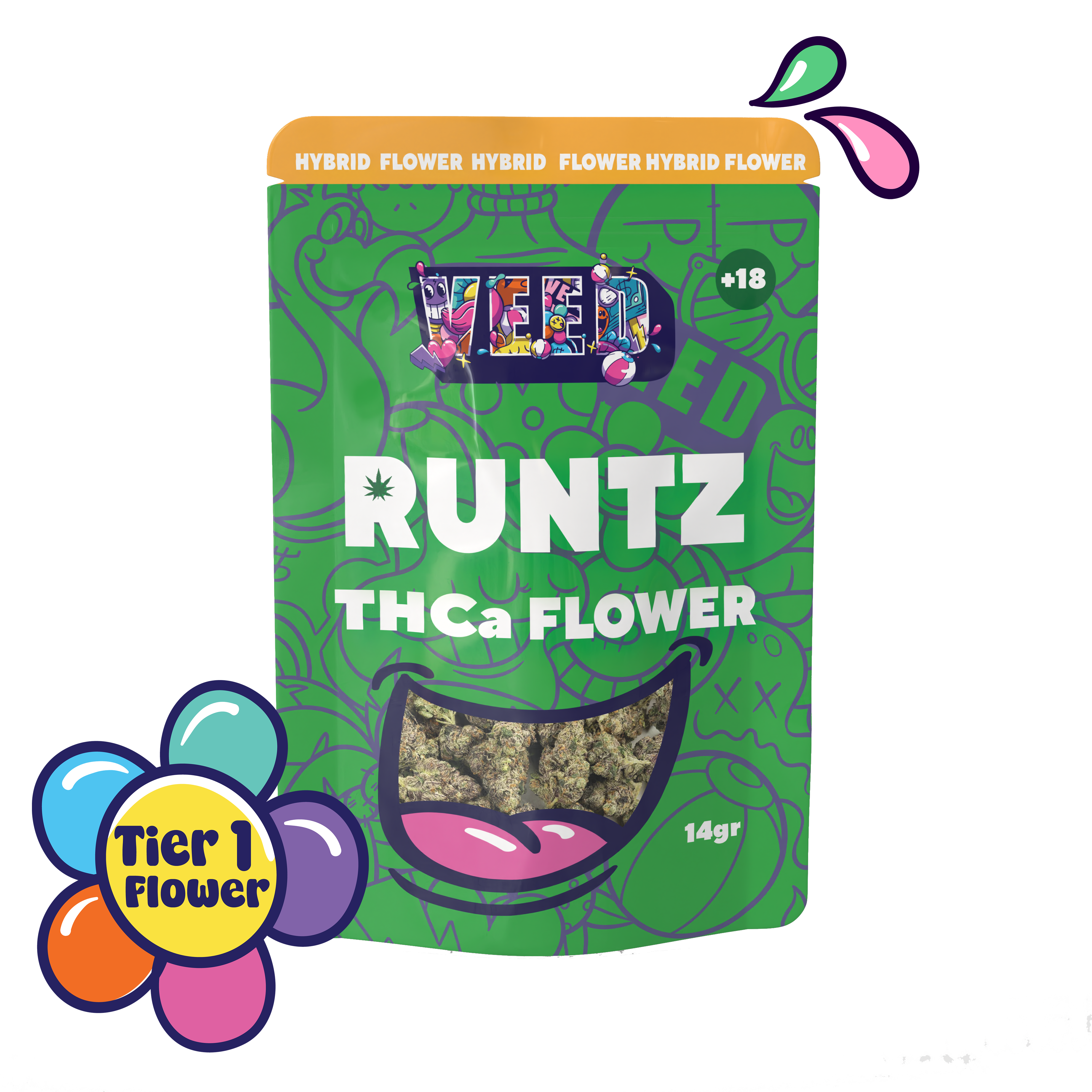 Runtz THCa Flower – Hybrid   (High‑Potency THCa Hemp Strain)