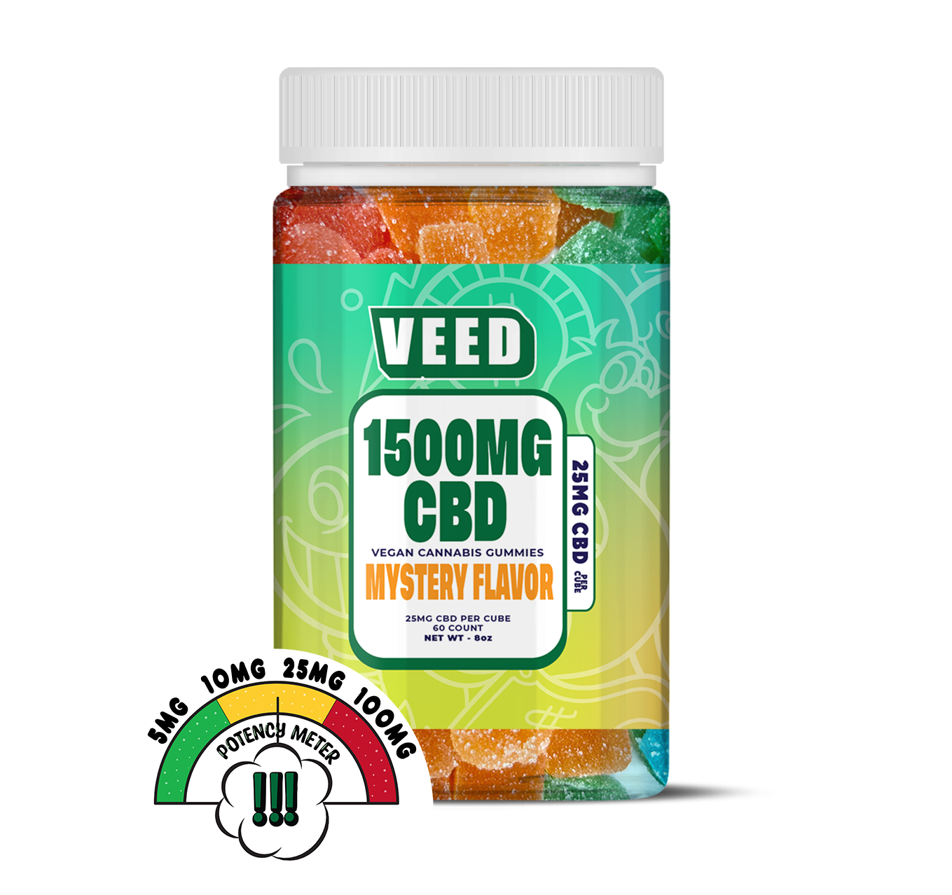 25mg CBD Isolate Gummies