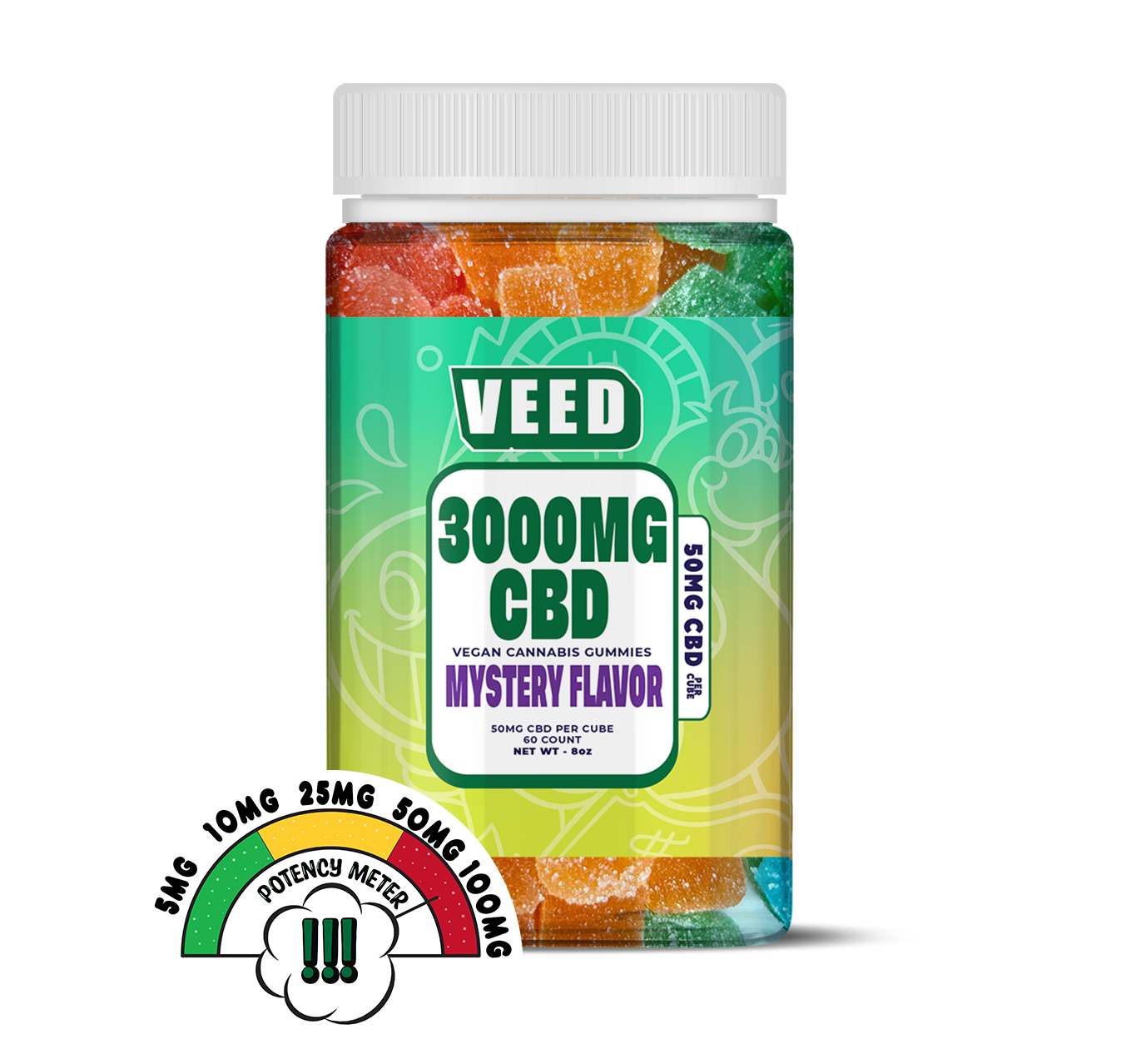 50mg CBD Isolate Gummies