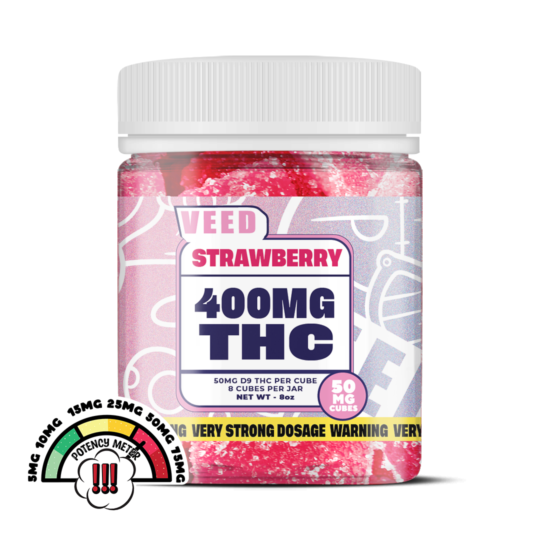 Maximum Strength 50mg THC Gummies