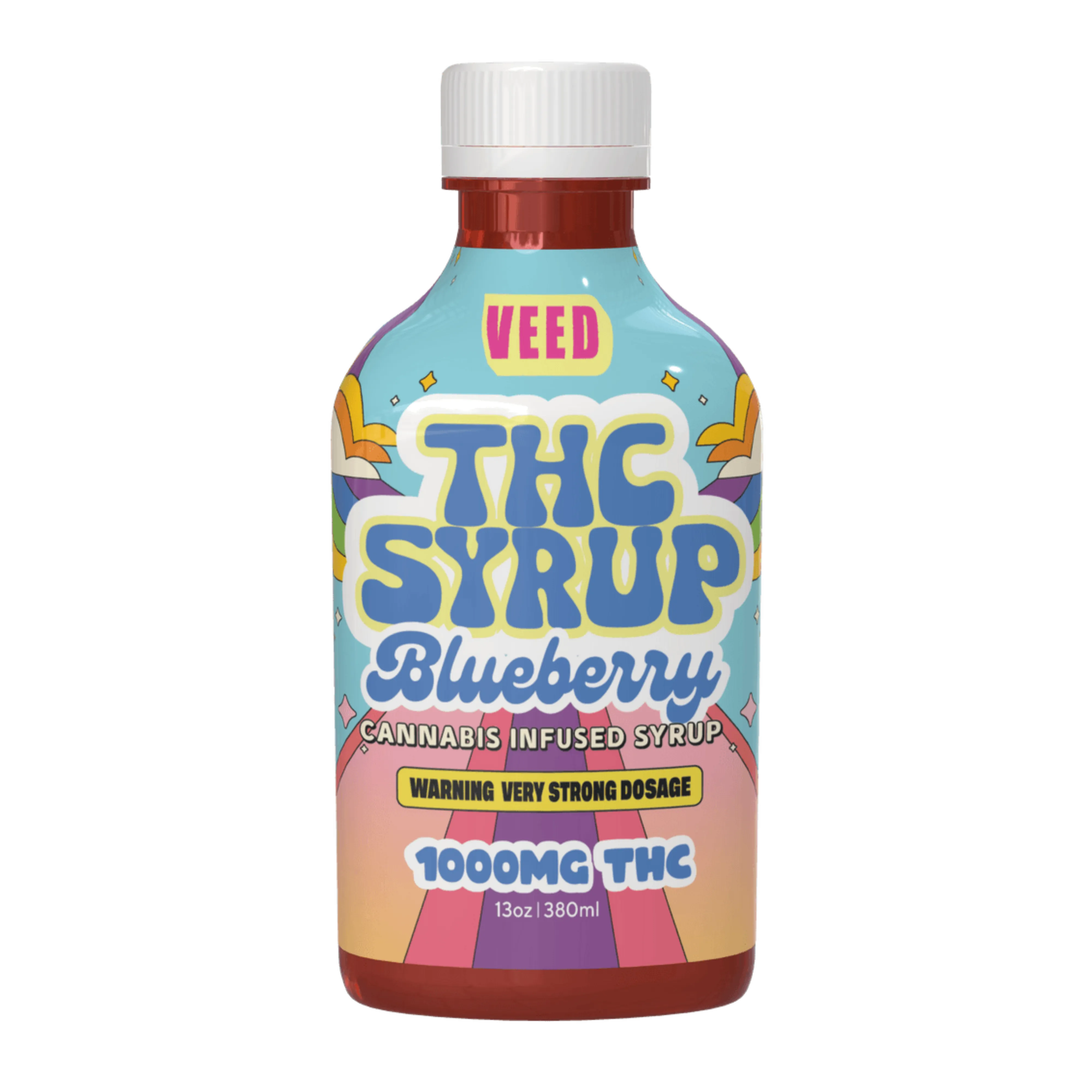 1000mg THC Syrup - Very Potent Legal Lean Bottle - 13oz Share Size