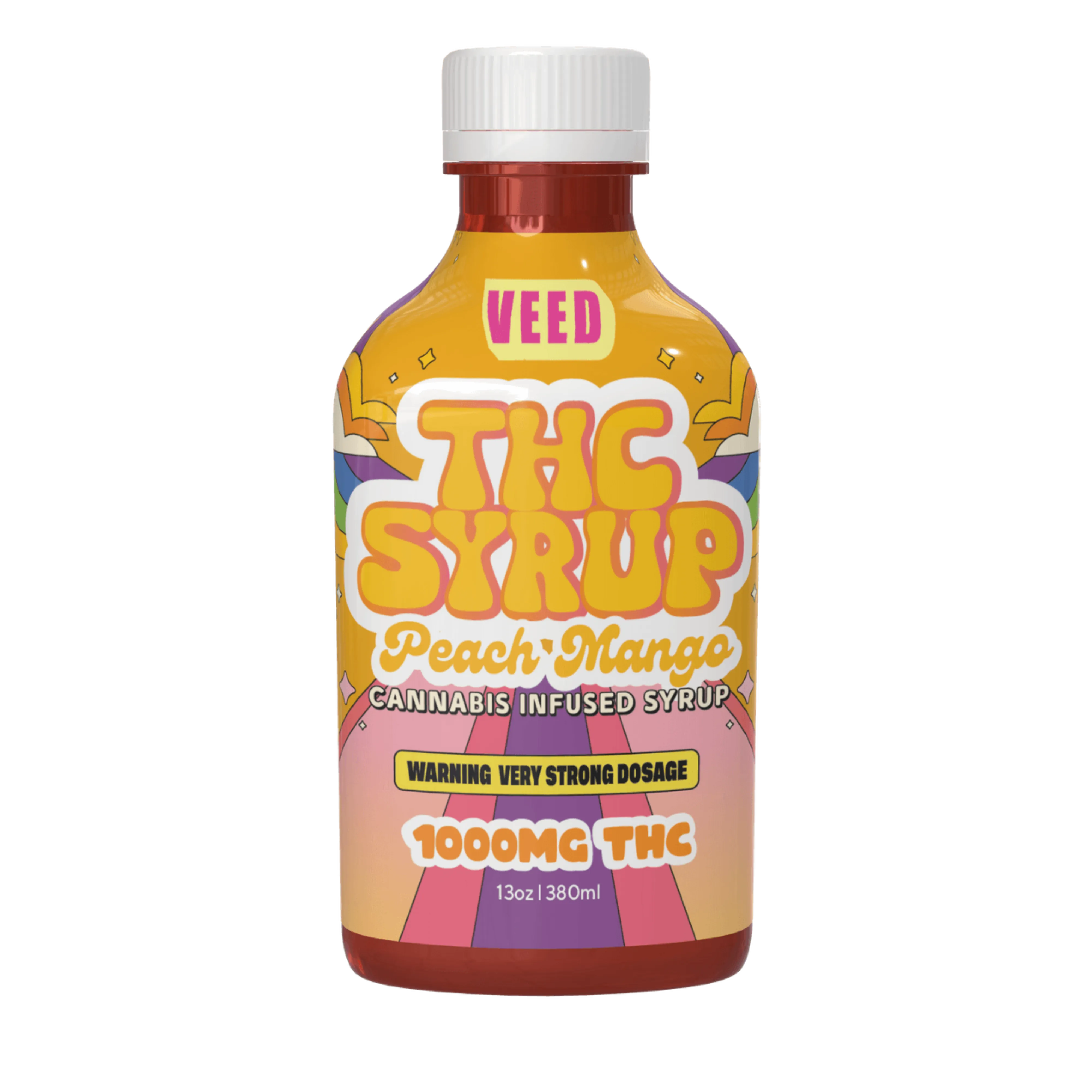 1000mg THC Syrup - Very Potent Legal Lean Bottle - 13oz Share Size