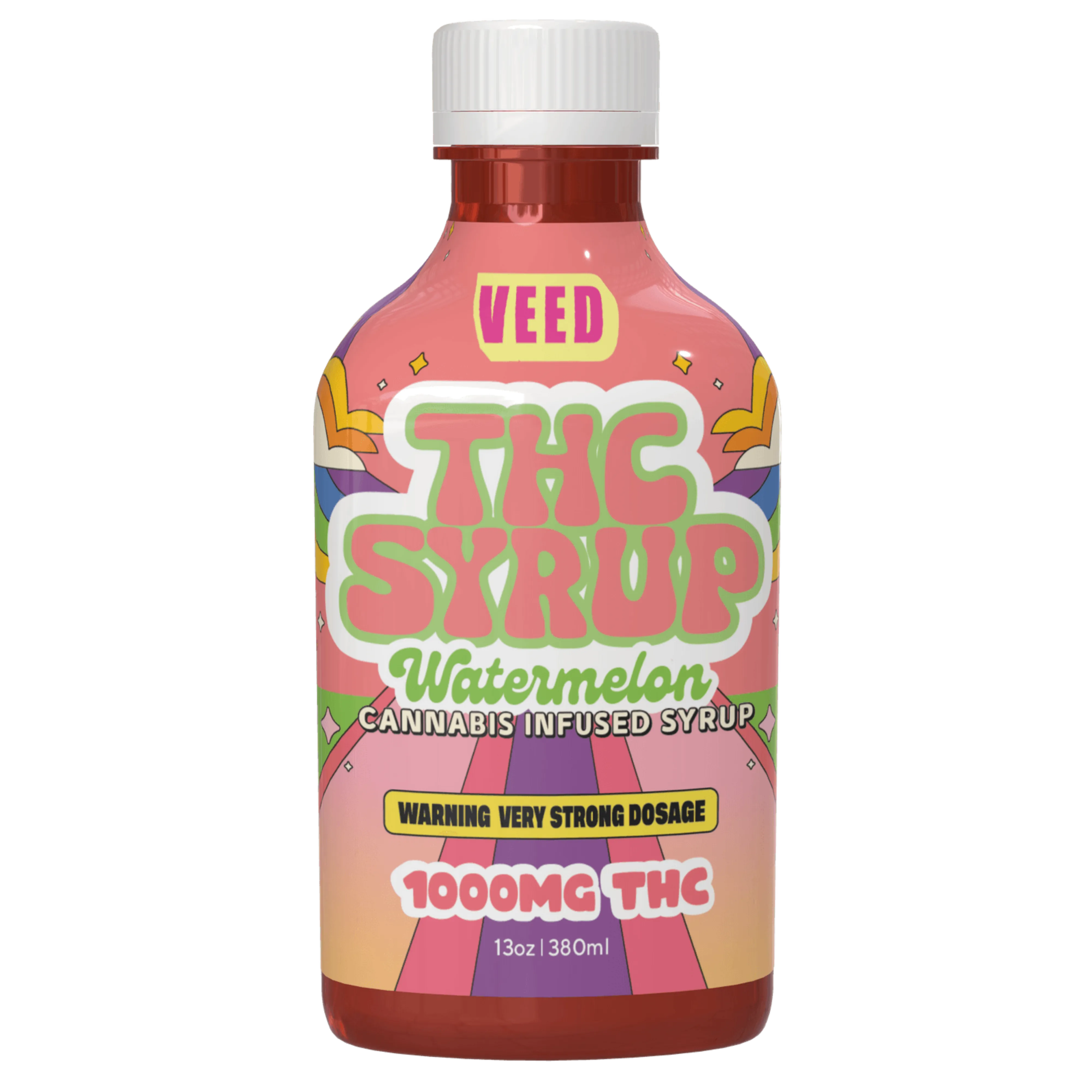 1000mg THC Syrup - Very Potent Legal Lean Bottle - 13oz Share Size