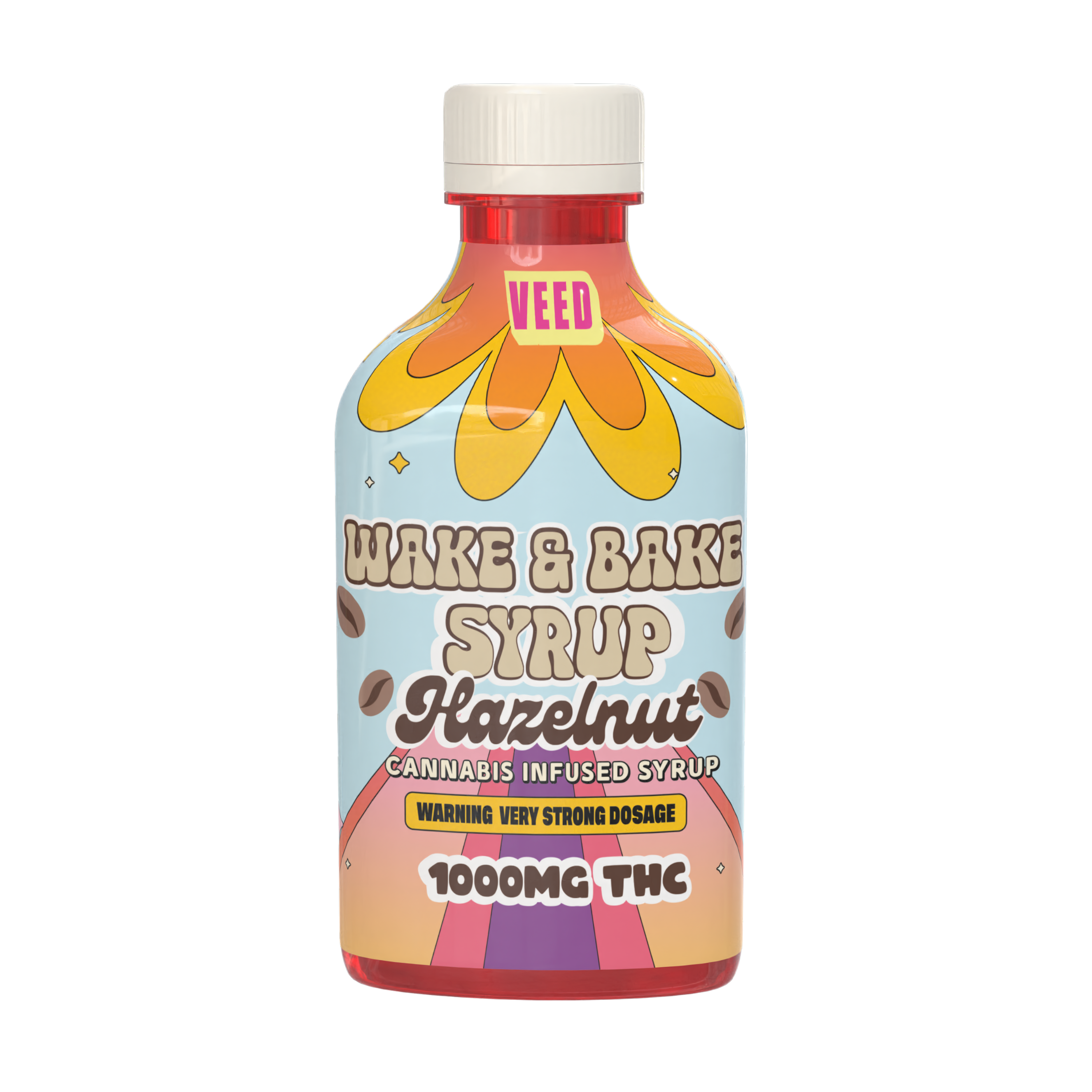 1000mg Wake & Bake Syrup - Very Potent THC Drink Enhancer - THC Infused Coffee Sweetener