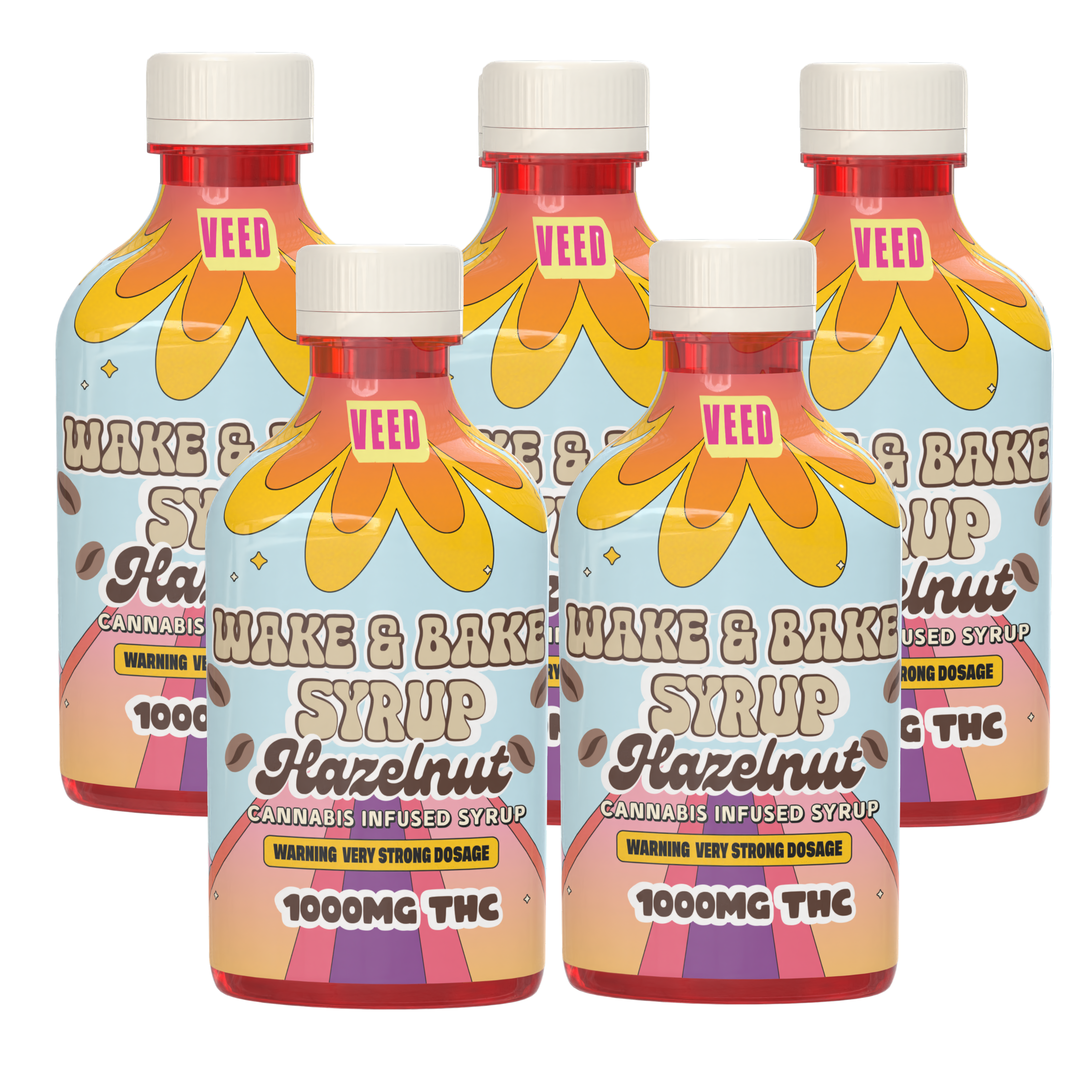 1000mg Wake & Bake Syrup - Very Potent THC Drink Enhancer - THC Infused Coffee Sweetener