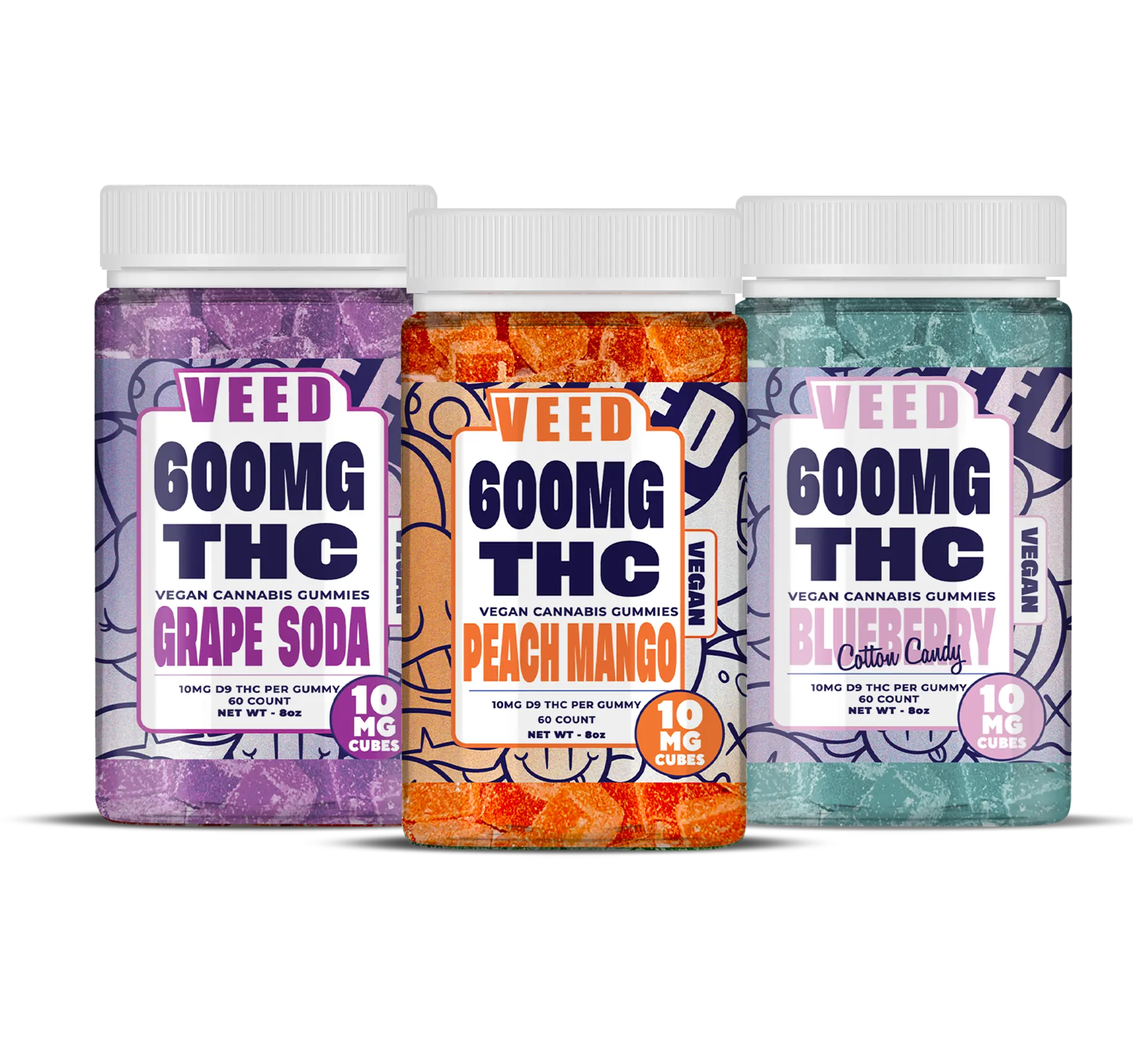 Delta 9 THC Gummies Bundle (XL) - 3ct (Save $90)