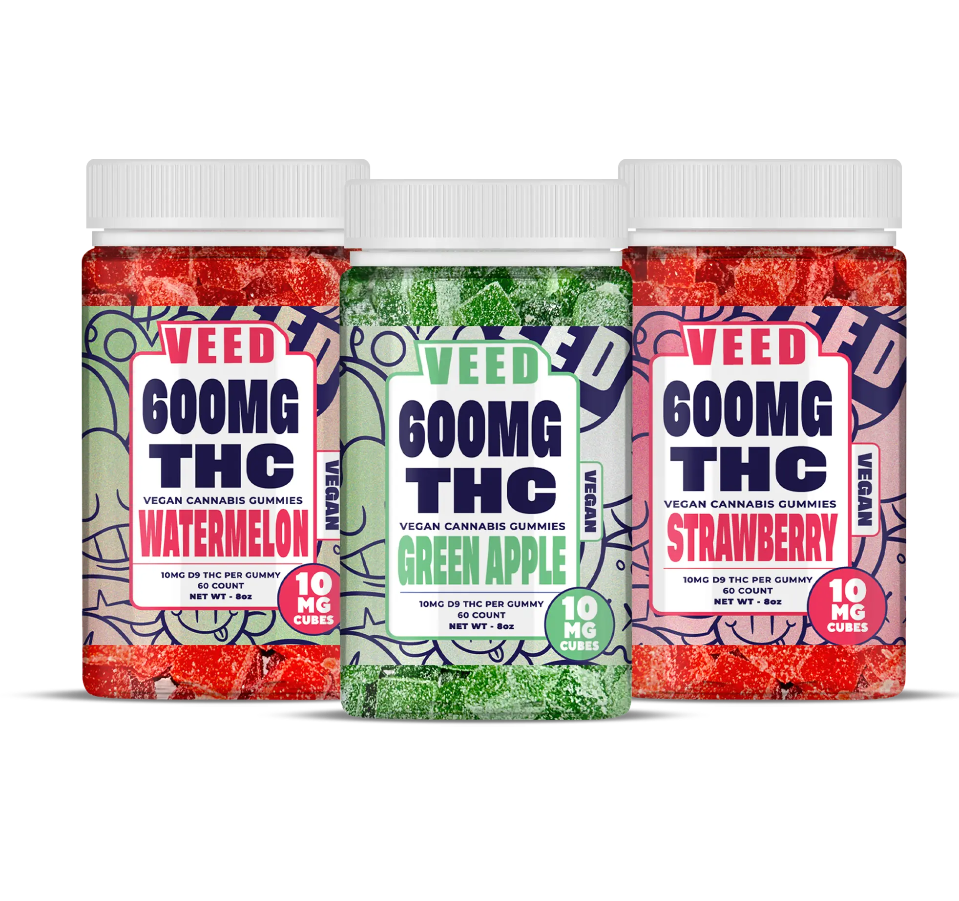 Delta 9 THC Gummies Bundle (XL) - 3ct (Save $90)