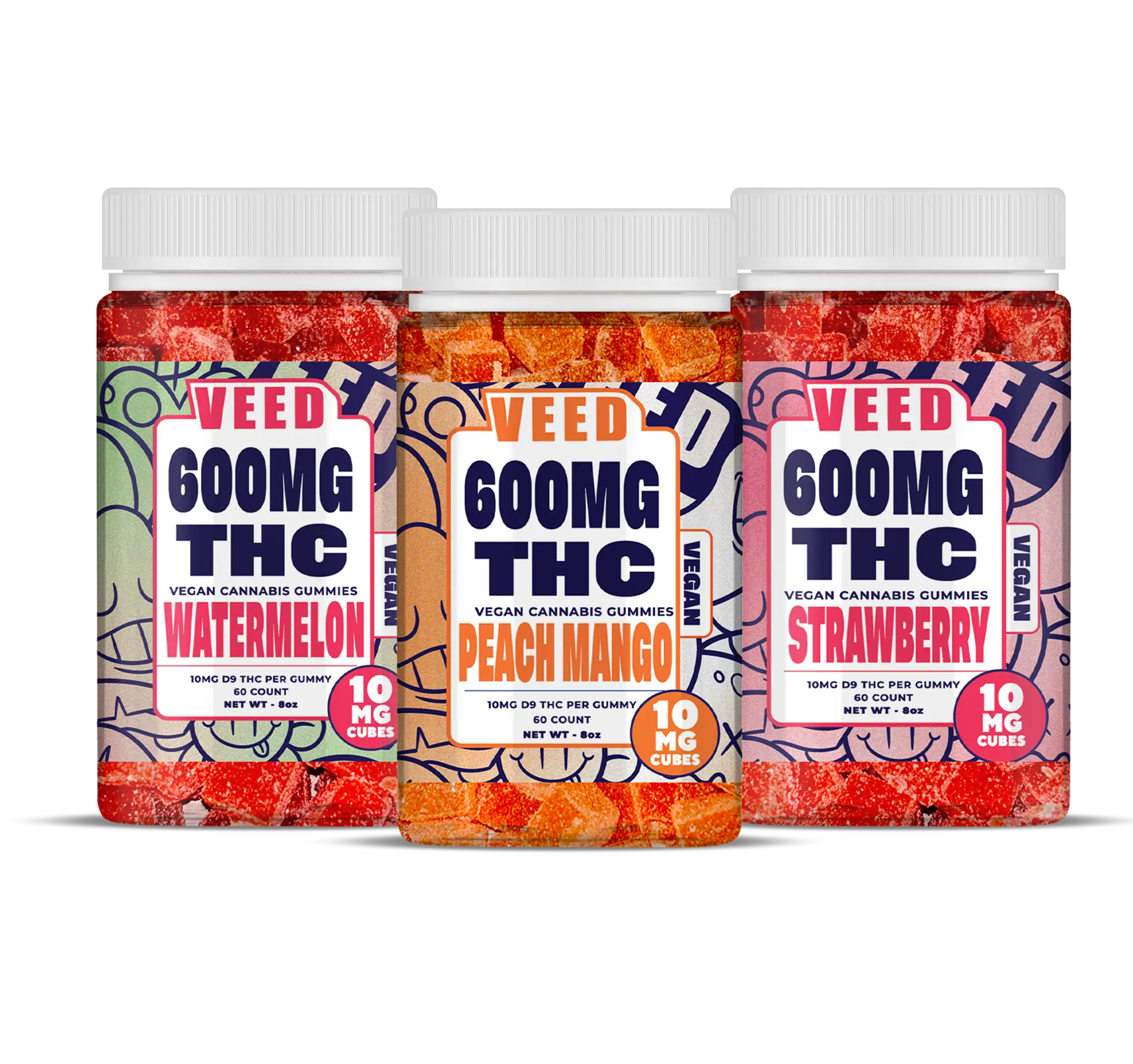 Delta 9 THC Gummies Bundle (XL) - 3ct (Save $90)