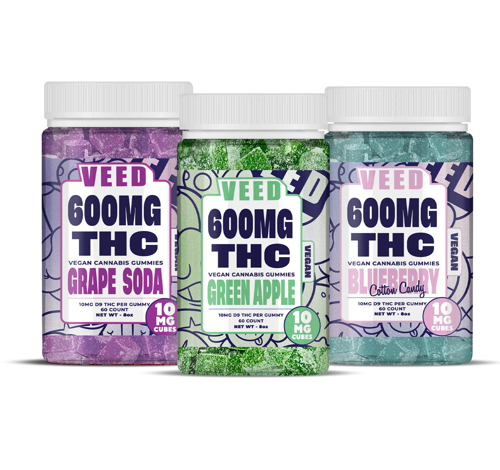 Delta 9 THC Gummies Bundle (XL) - 3ct (Save $110)