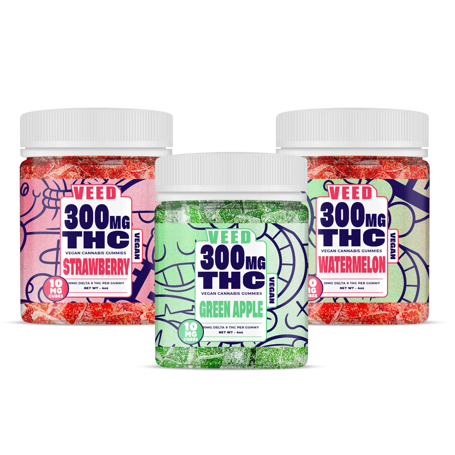 Delta 9 THC Gummies Bundle - 3ct (Save $50)