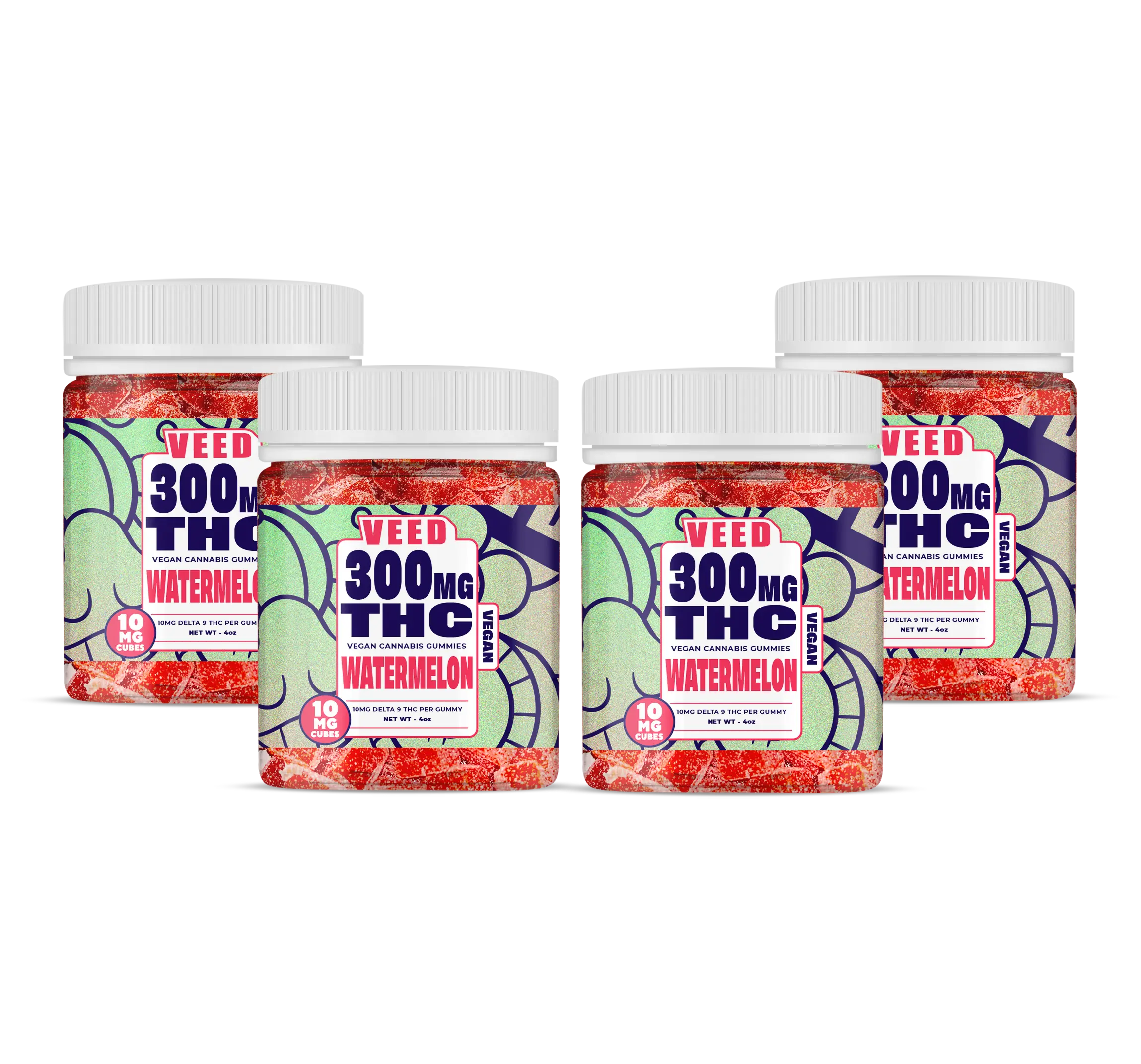 Delta 9 THC Gummies Bundle - 4ct (Save $75)