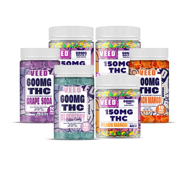 Delta 9 THC Gummies + Gummy Ropes Bundle - 6ct