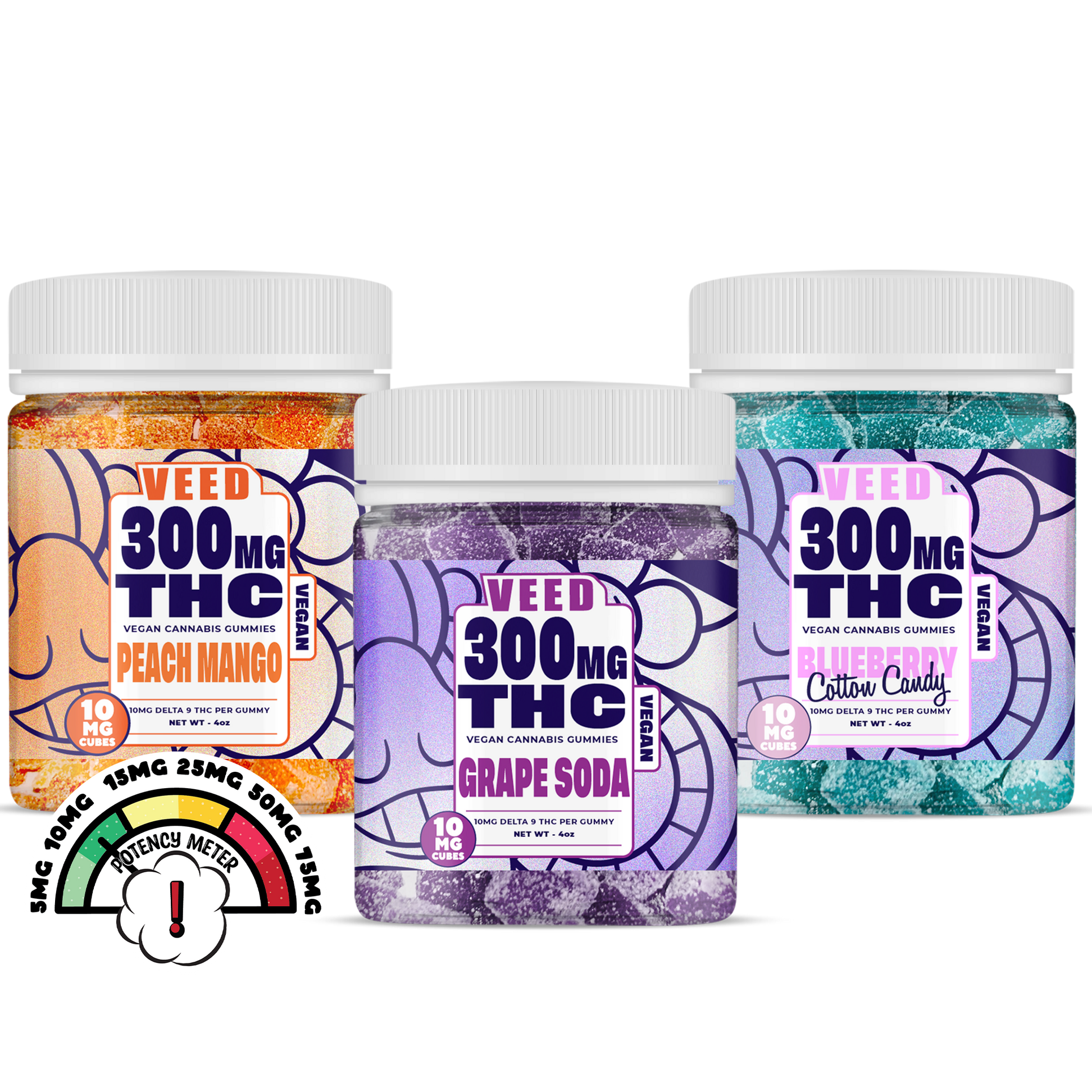 1000 MG Nano THC Legal Lean Syrups - 13 Servings/Bottle | VEED Labs