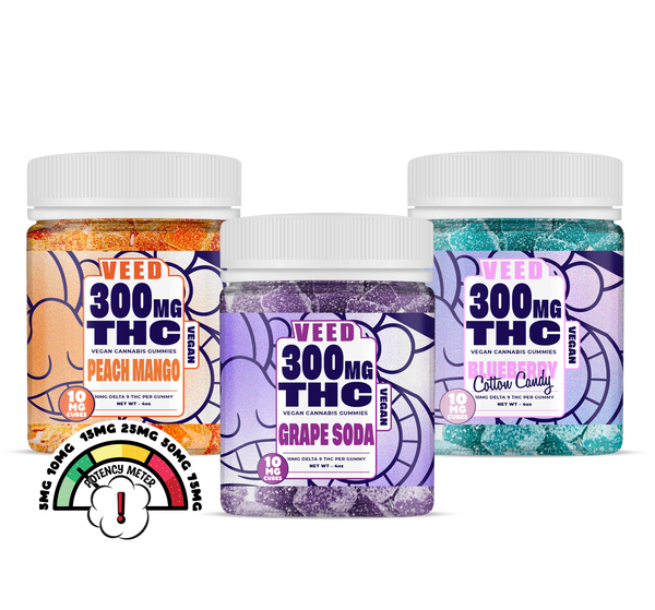 Delta 9 THC Gummies Bundle - 3ct (Save $50)
