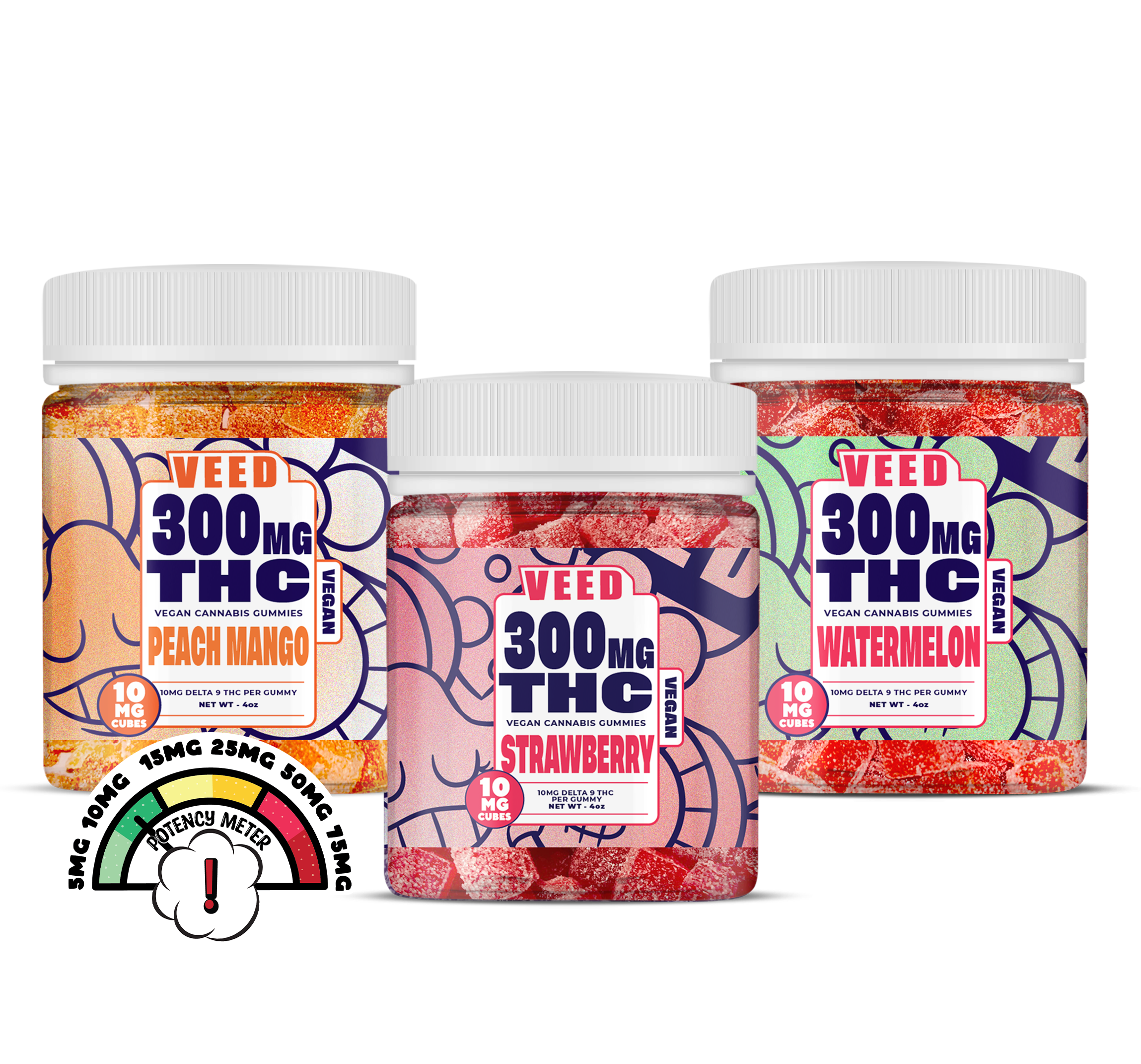 Delta 9 THC Gummies Bundle - 3ct (Save $50)