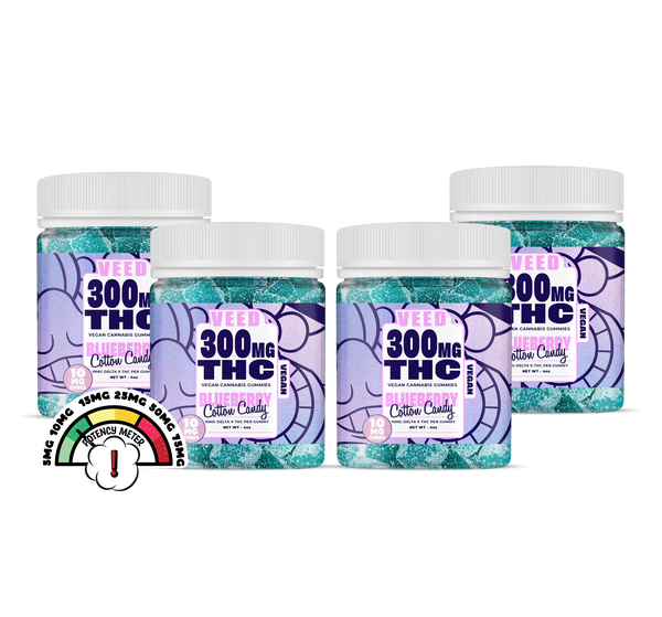 Delta 9 THC Gummies Bundle - 4ct (Save $75)