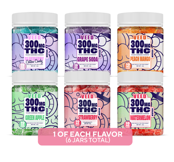 Delta 9 THC Gummies Bundle - 6ct (Save $120)