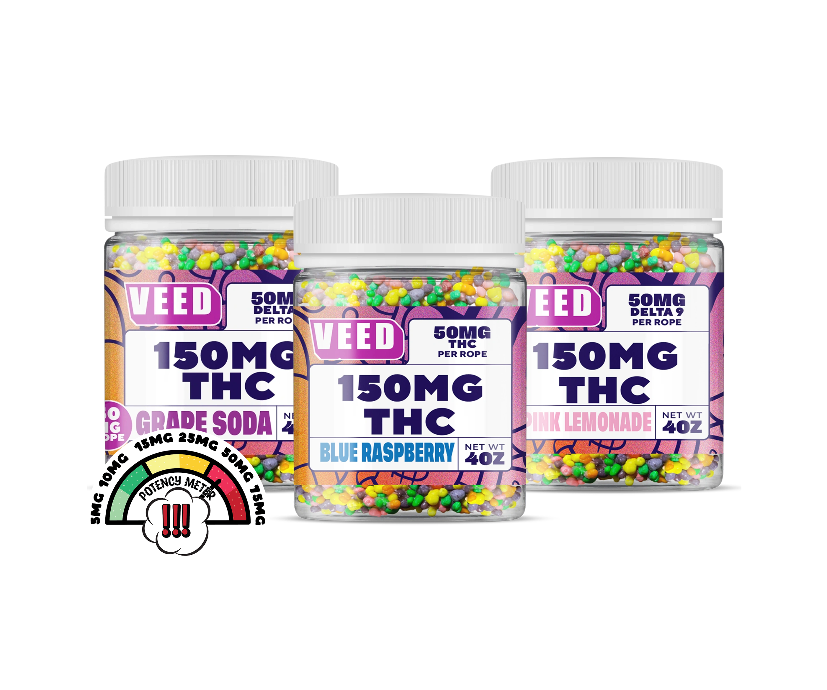 THC Ropes Bundle | Way Better Than Nerds Ropes…Cough Cough