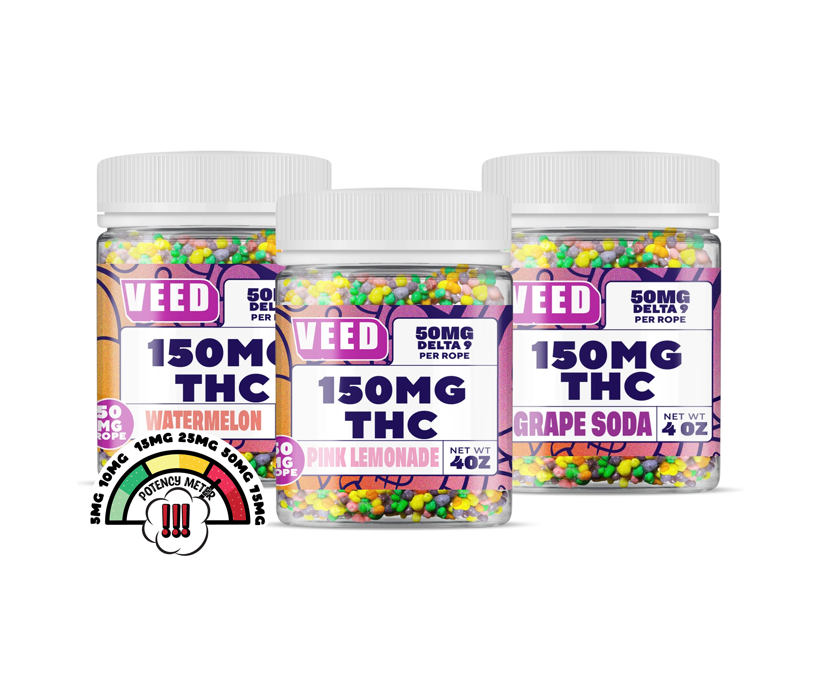 THC Ropes Bundle | Way Better Than Nerds Ropes…Cough Cough